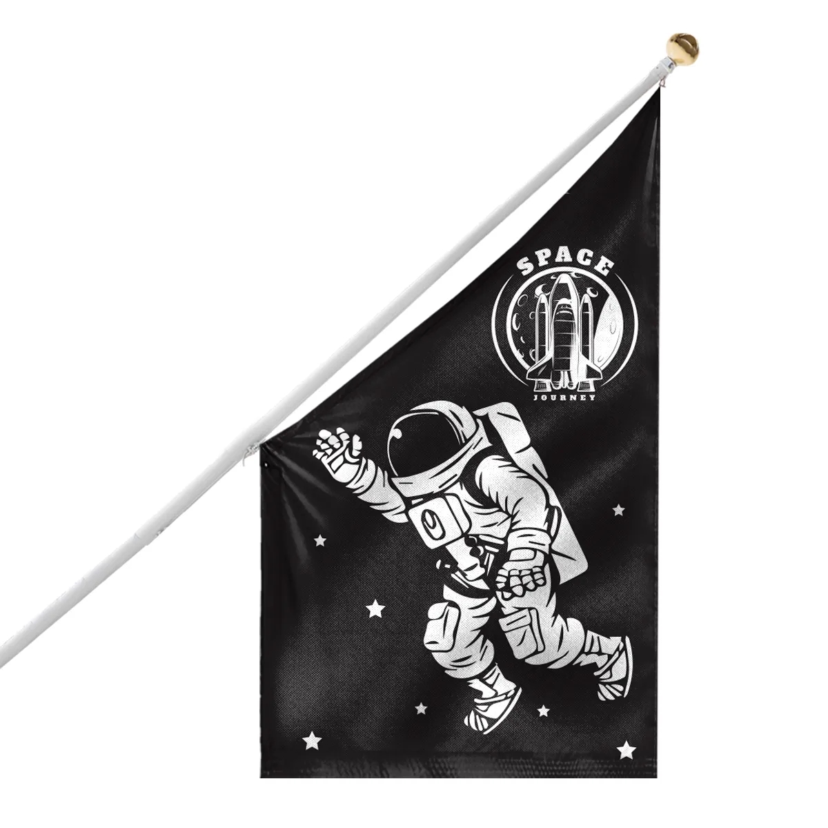 Screen Sublimation Building Flags 6.93' x 4' 2