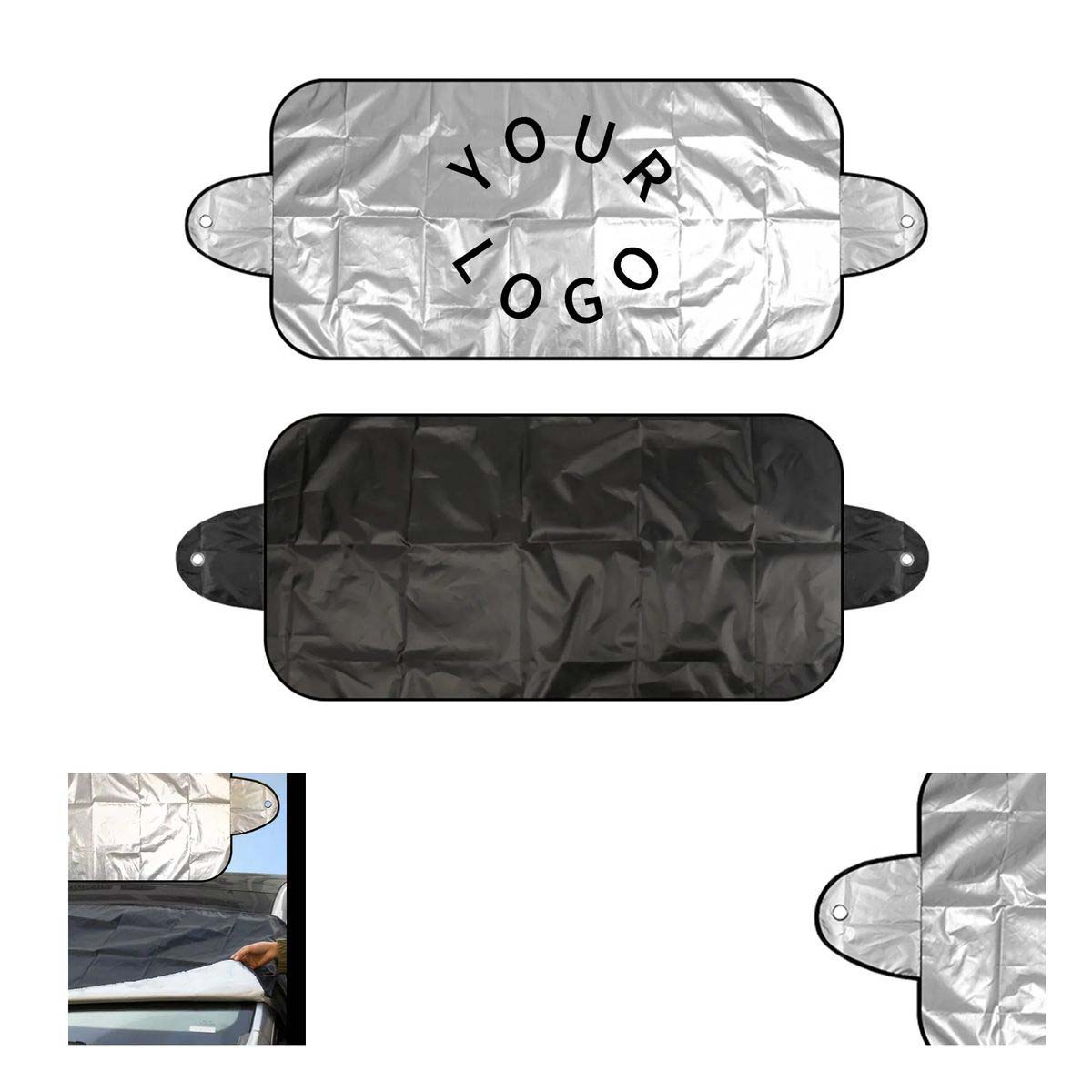 Silver Car Window Sunshade Protector 4