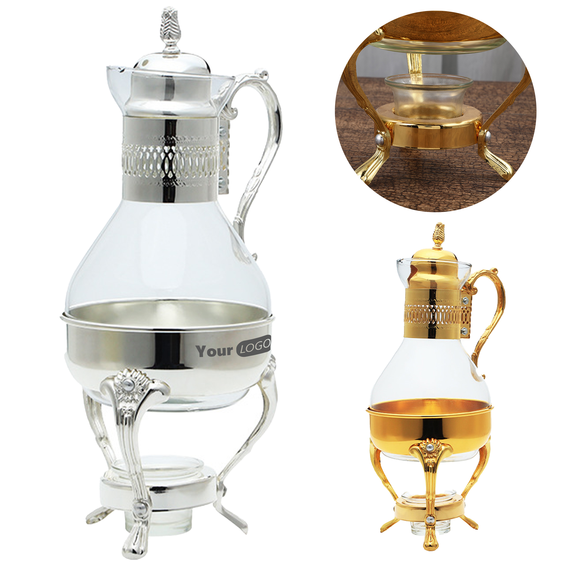 Iron Vintage Heatable Coffee Pot 6