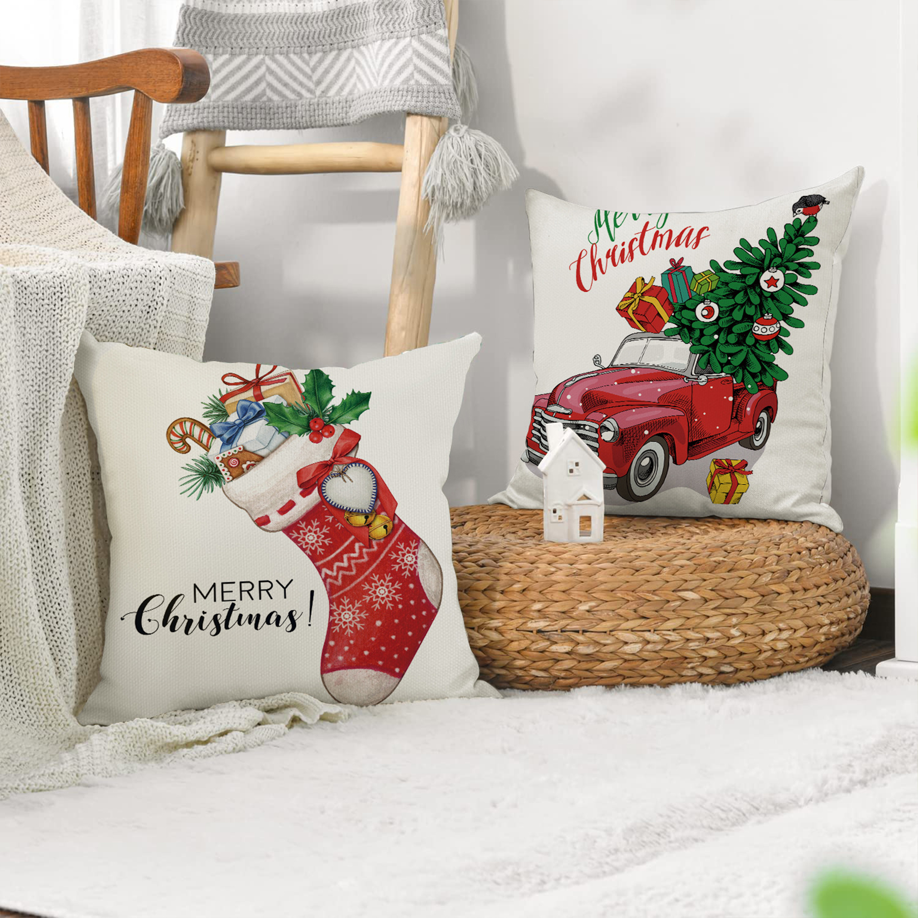 Cartoon print pillowcase 2