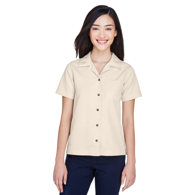 UltraClub Ladies' Cabana Breeze Camp Shirt 17