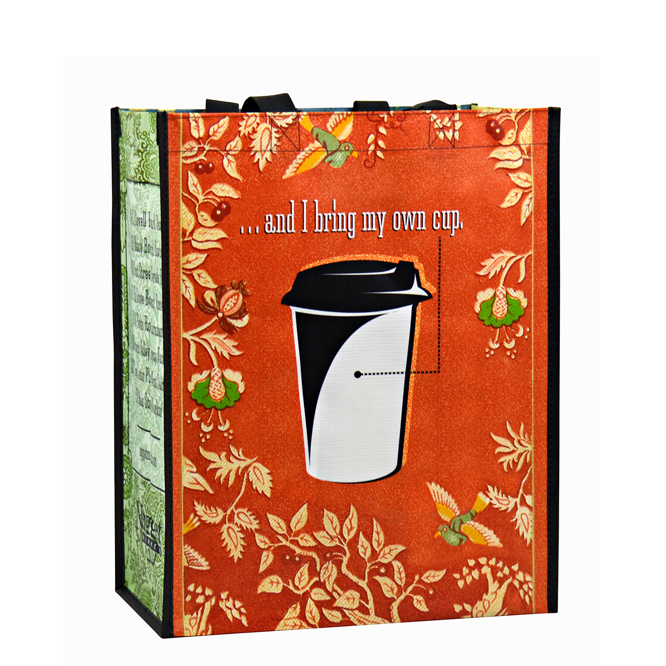 Custom Full-Color 145g Laminated Woven Promotional Grocery Bag 12"x15"x7" 1
