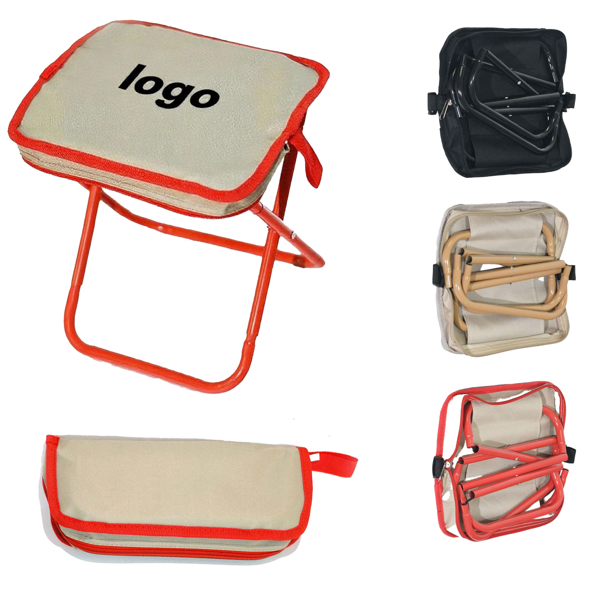 Space-saving Foldable Stool Pencil Case 4
