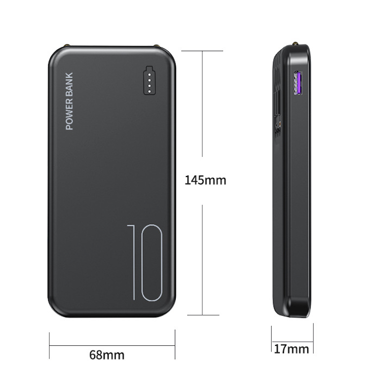 Slim 10000mAh 5V/2.1A Power Bank 1