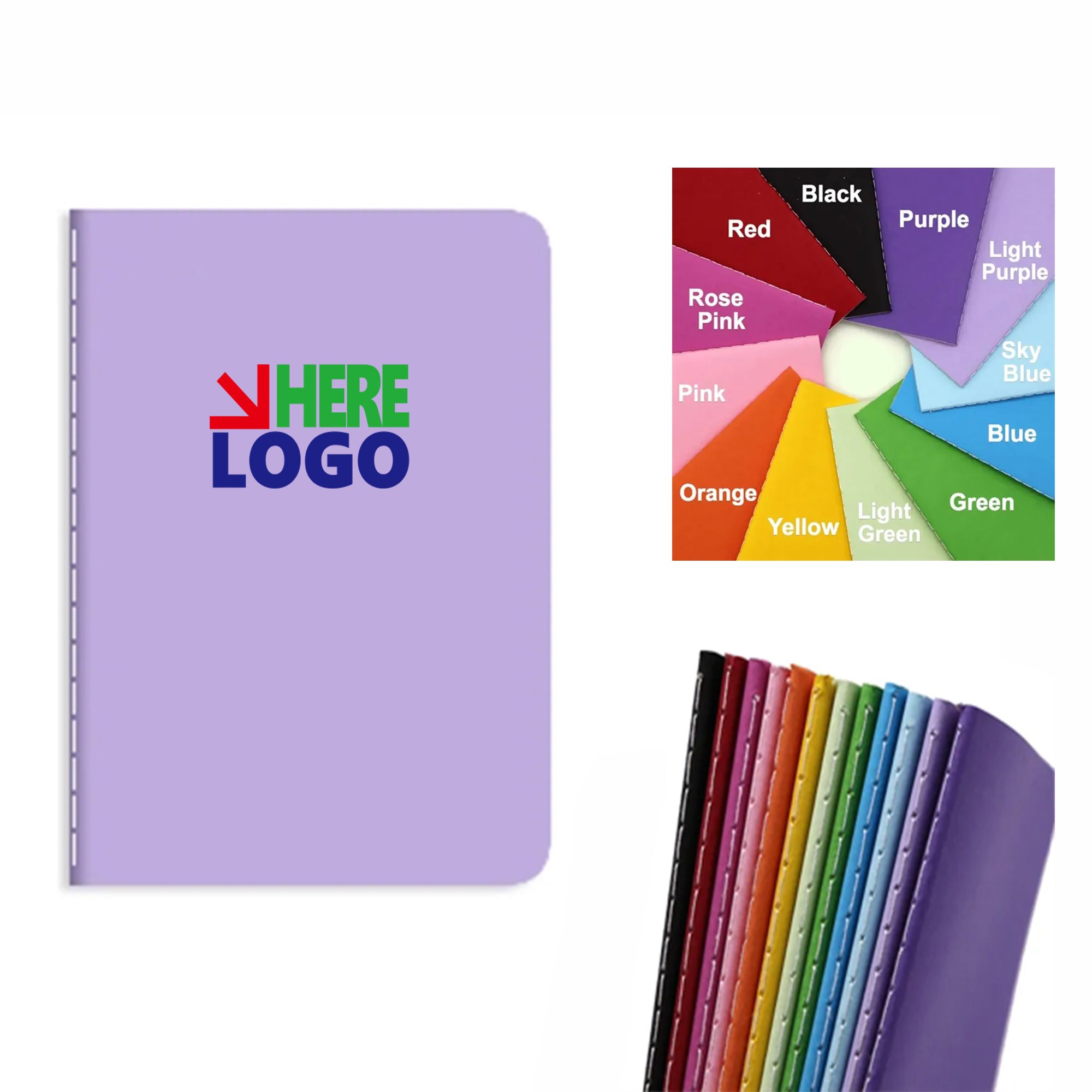 A6 Soft Journal Hardcover Pocket Notebook MOQ 10pcs 2