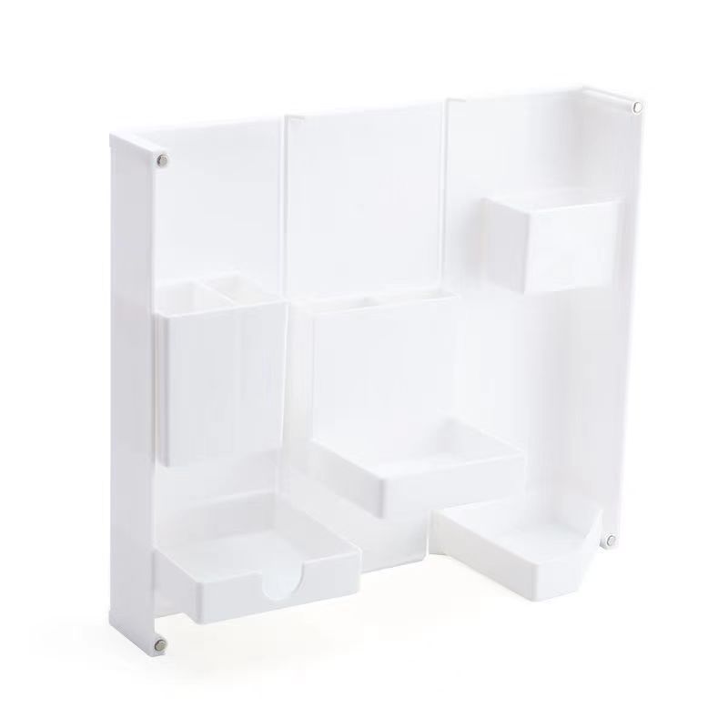 Folding Standing Magnetic Opening Cosmetic Case Desktop Storage Organizer 9