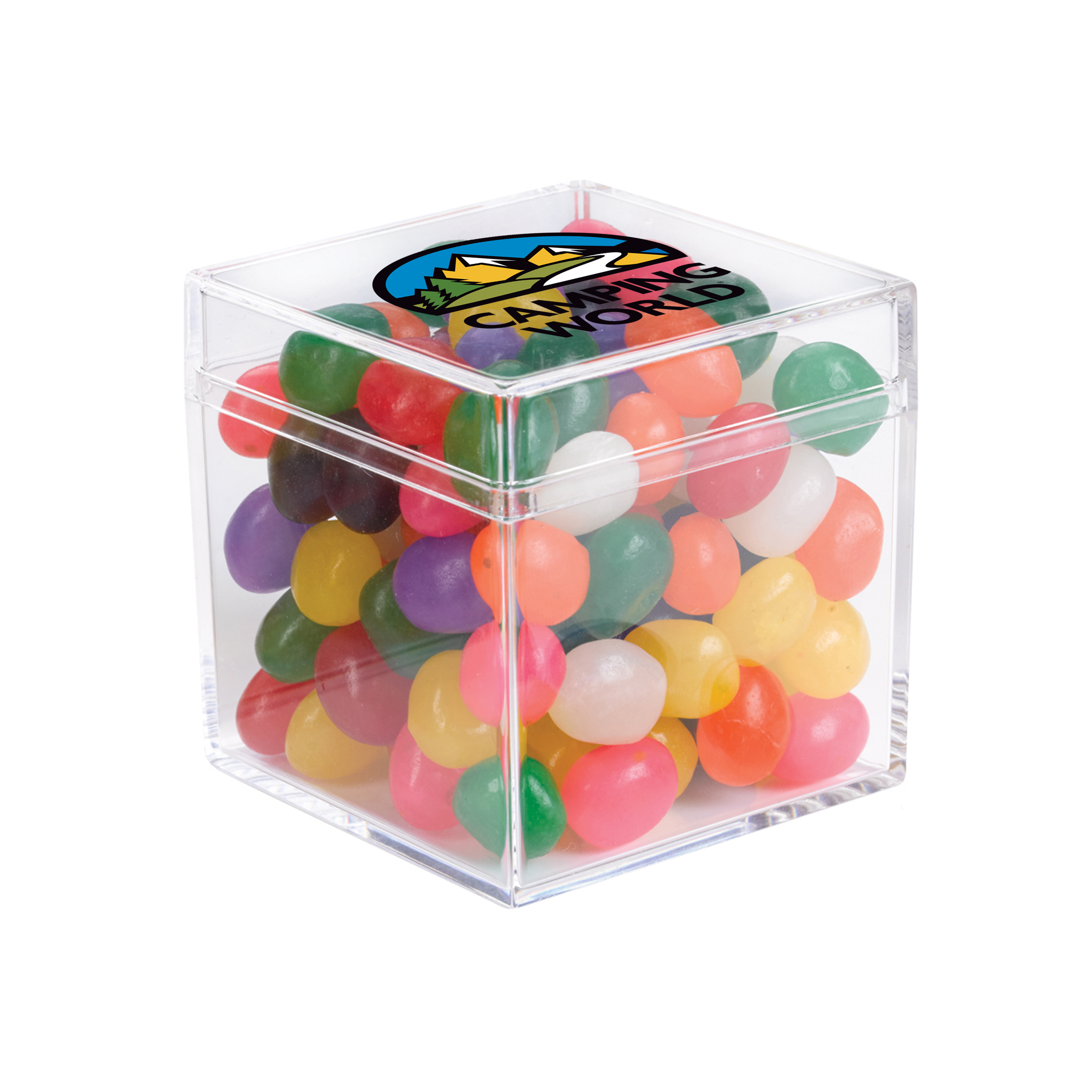Cube Shaped Acrylic Container With Candy 6