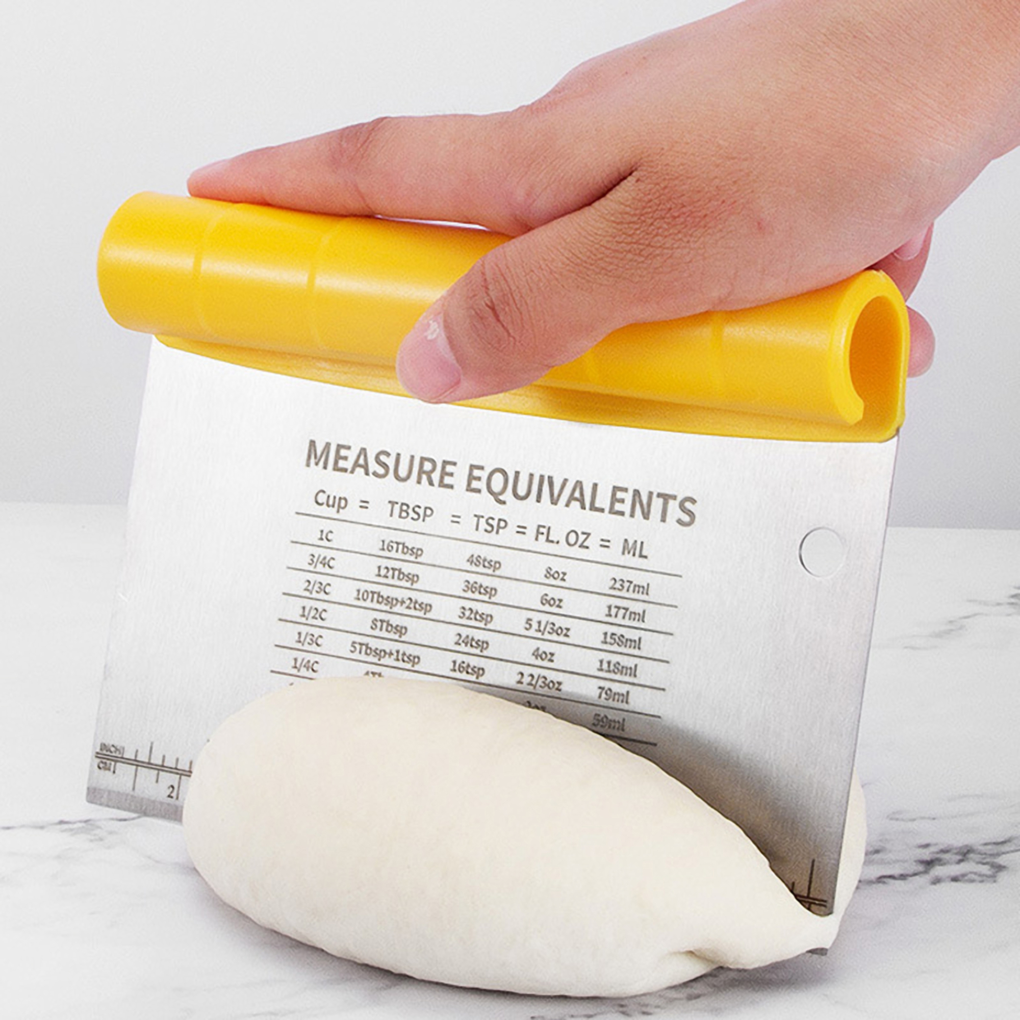 Multi-purpose Stainless Steel Dough Scraper 2