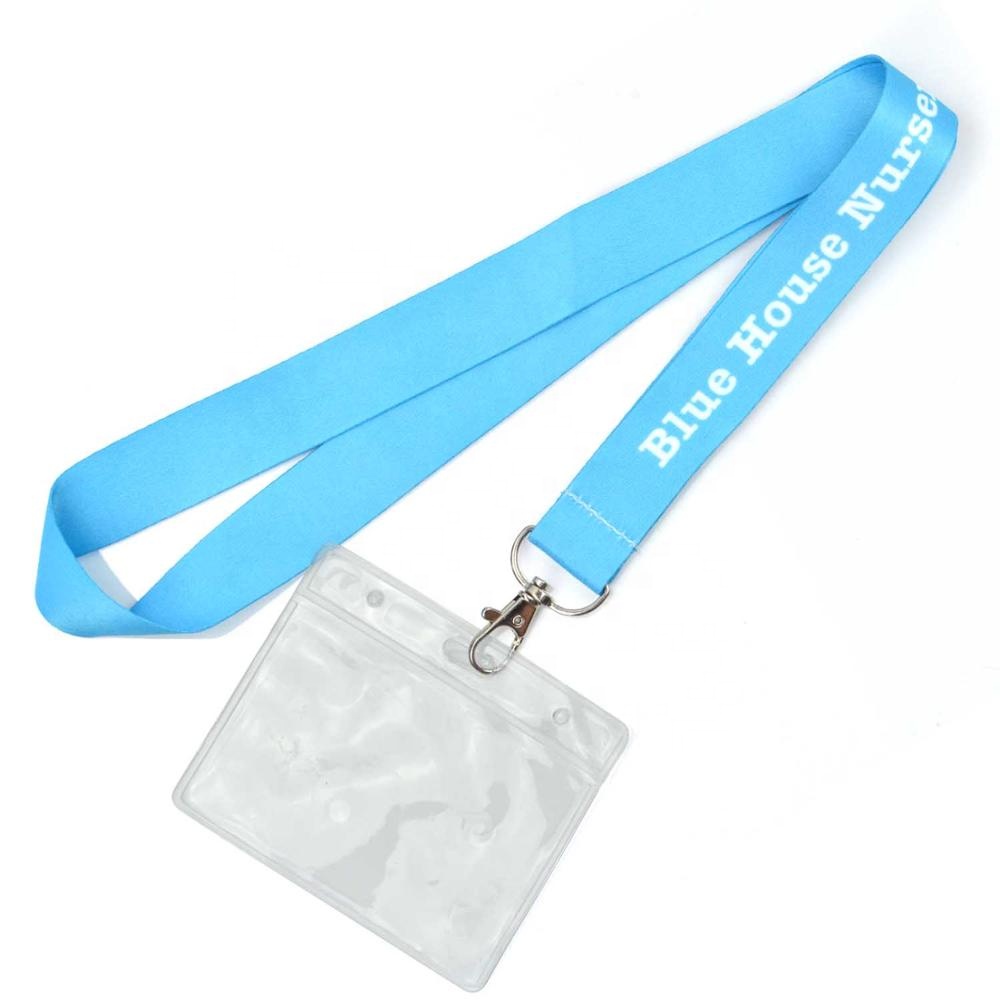 Polyester Lanyards with Badge Holder 1