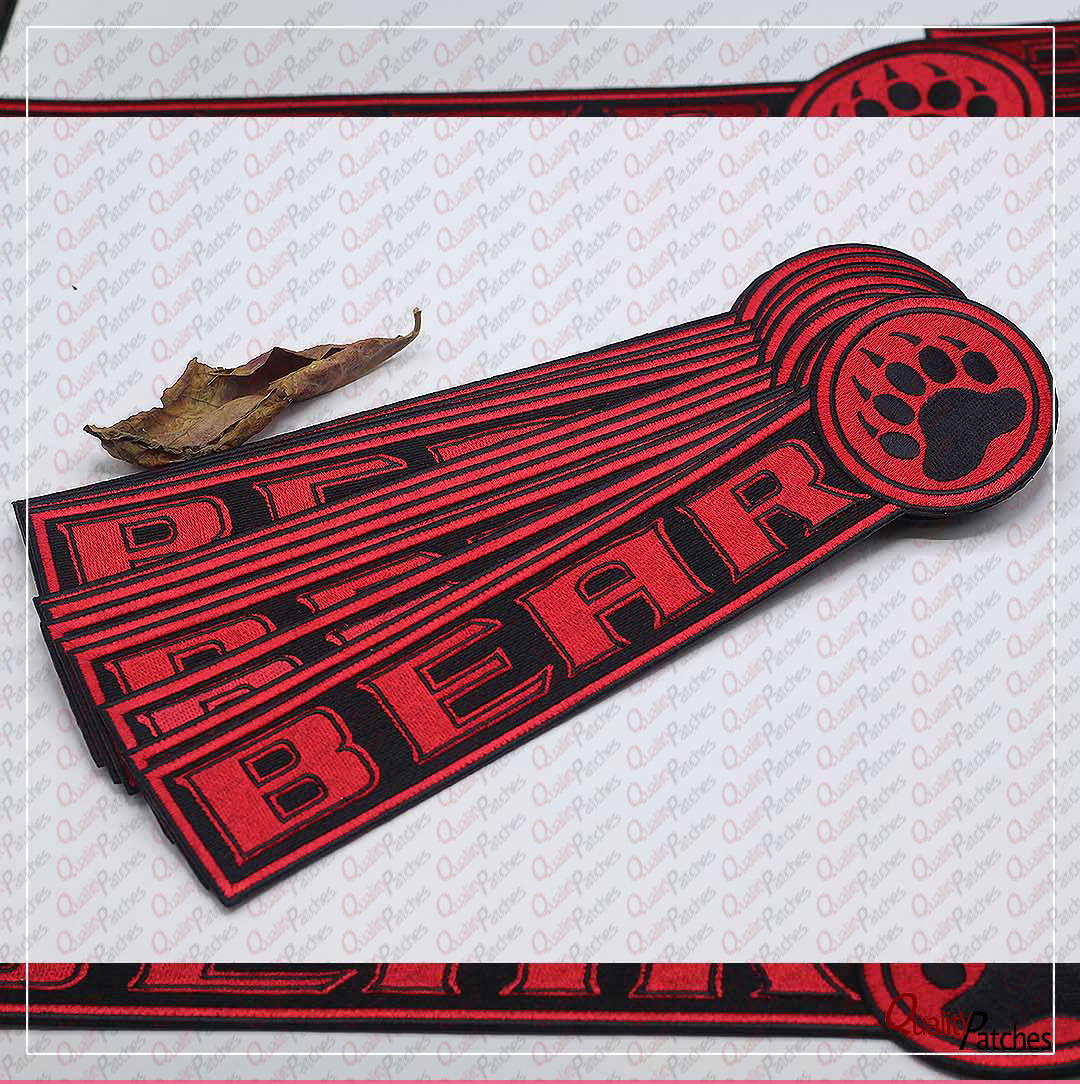 Custom Die Cut Embroidered Patches 36
