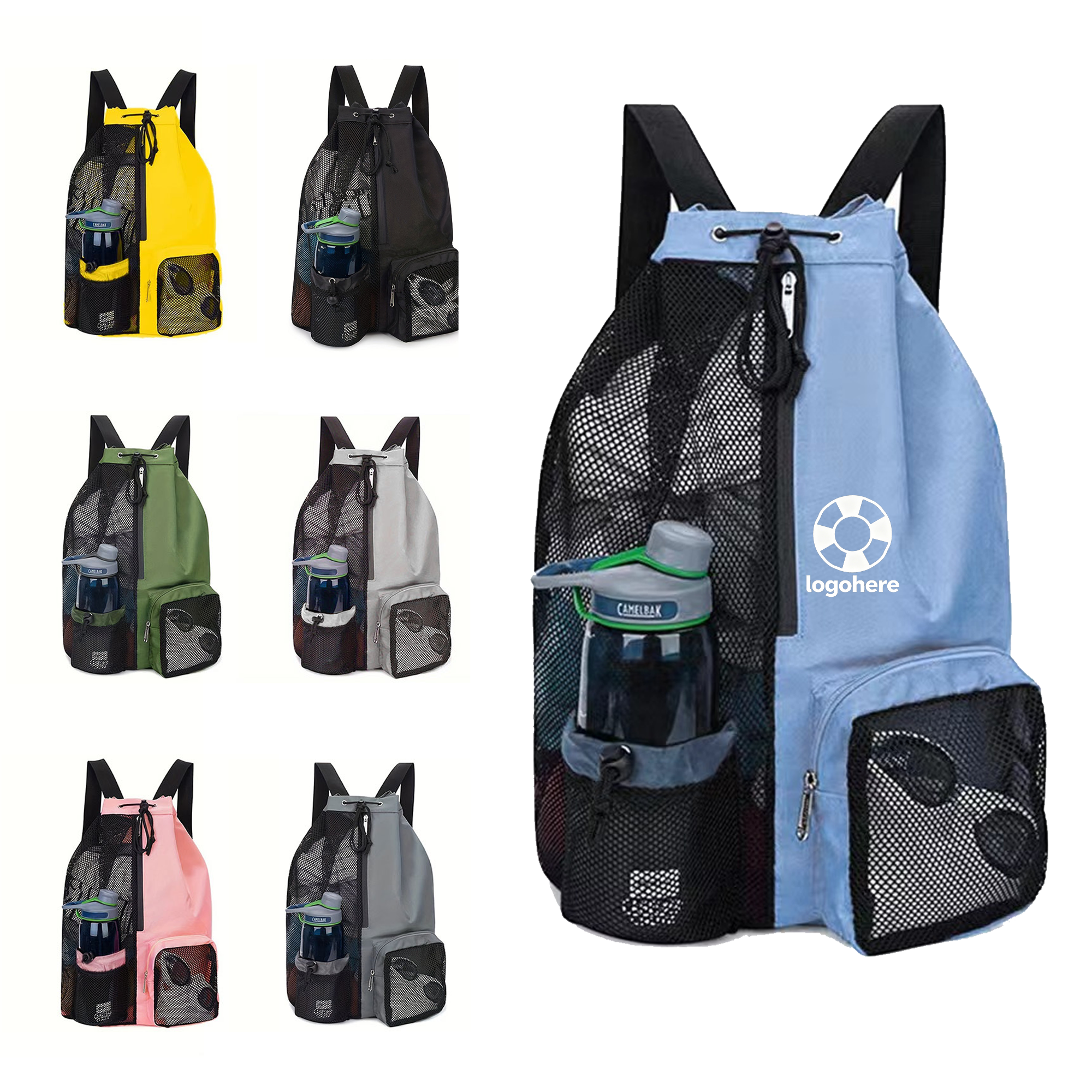 MOQ 20 Pro Series Quick Dry Drawstring Backpack 2