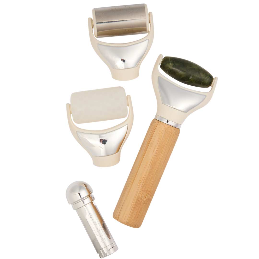 Wellable™ FSC® Bamboo 3-in-1 Face Body & Roller Se 55