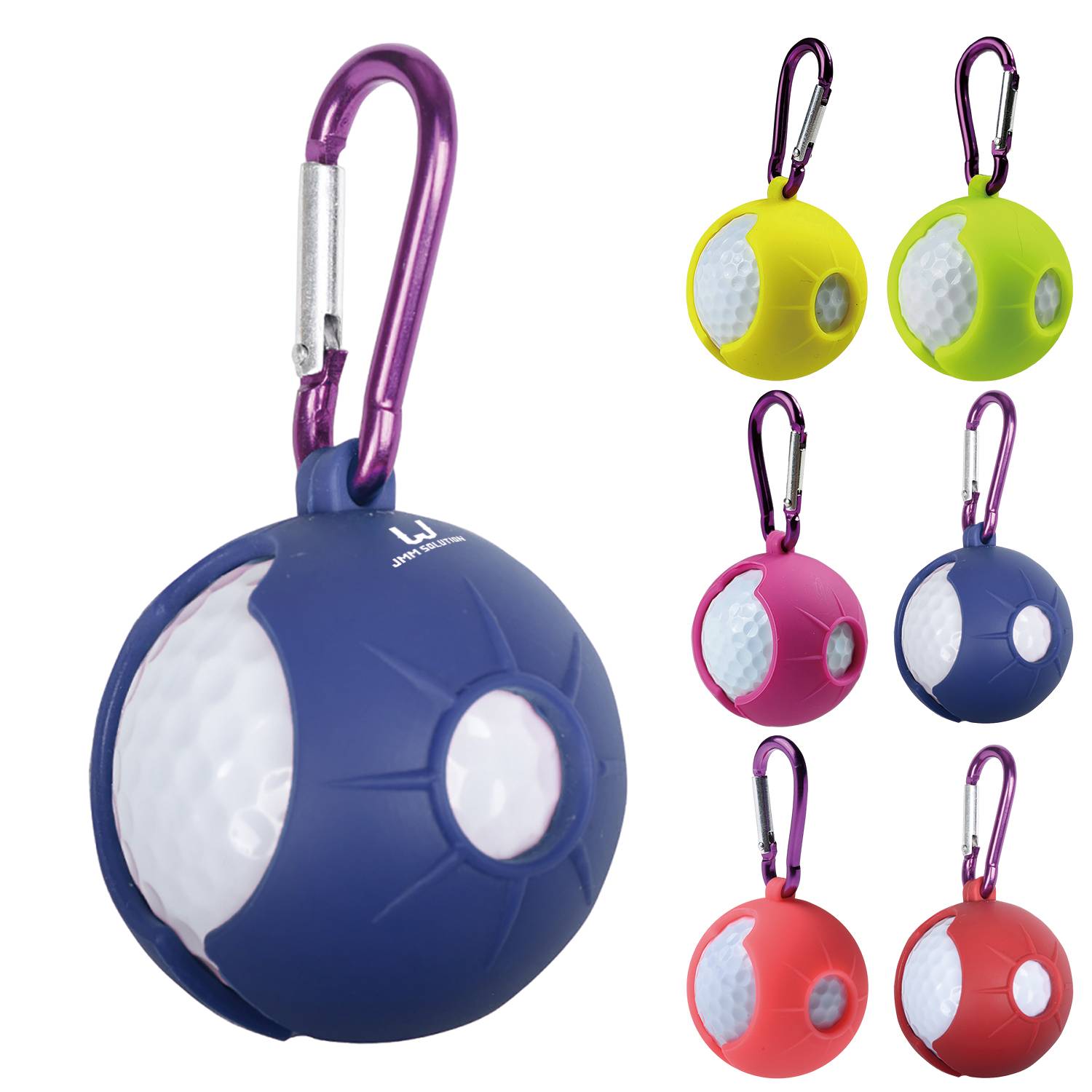 Golf Ball Silicone Protective Sleeve With Hook 5