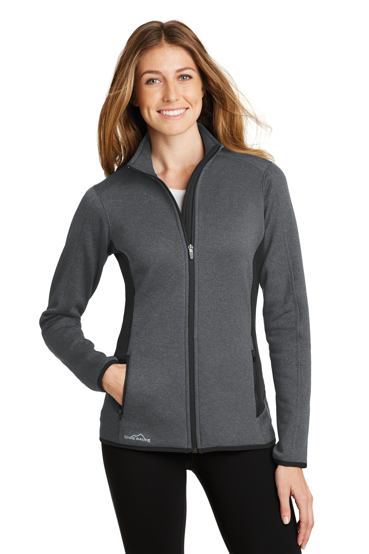 Eddie Bauer Women's Full-Zip Heather Stretch Fleece Jacket. EB239 4