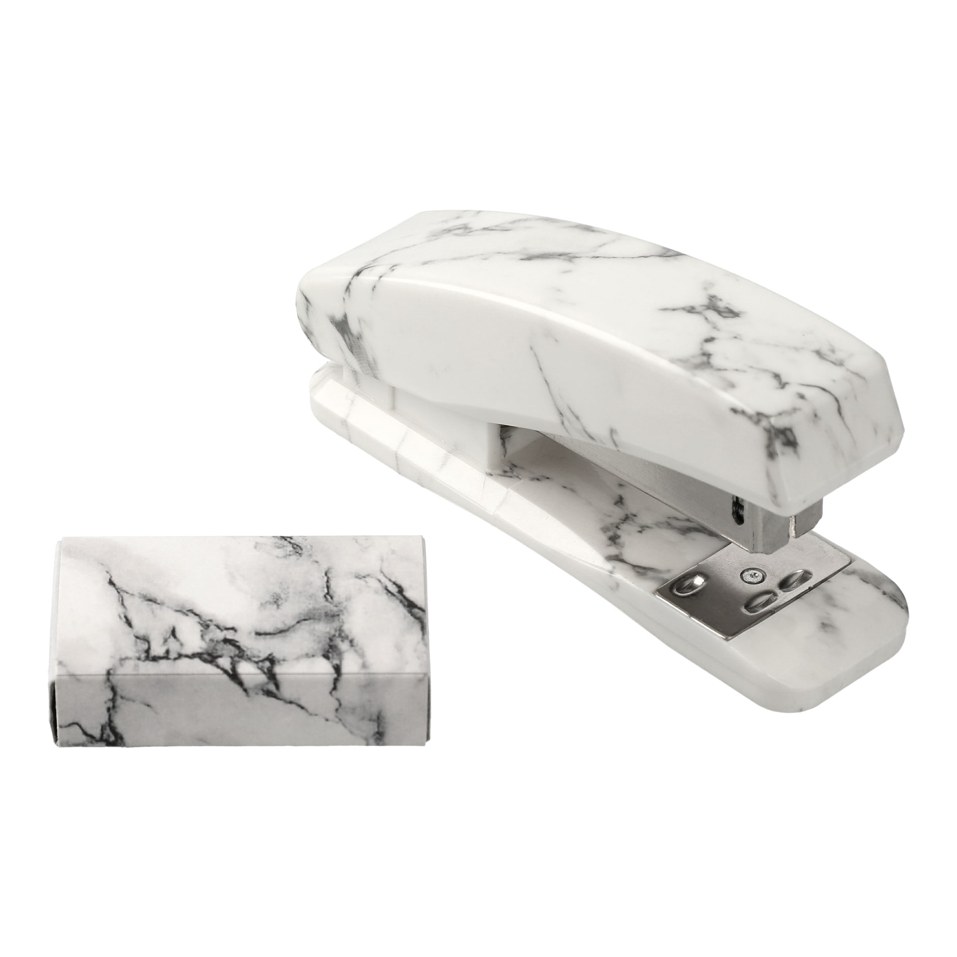 4 Piece Faux Marble Desktop Set 3
