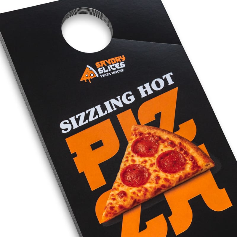 4.25 X 8 Inch Full Color Door Hanger 30