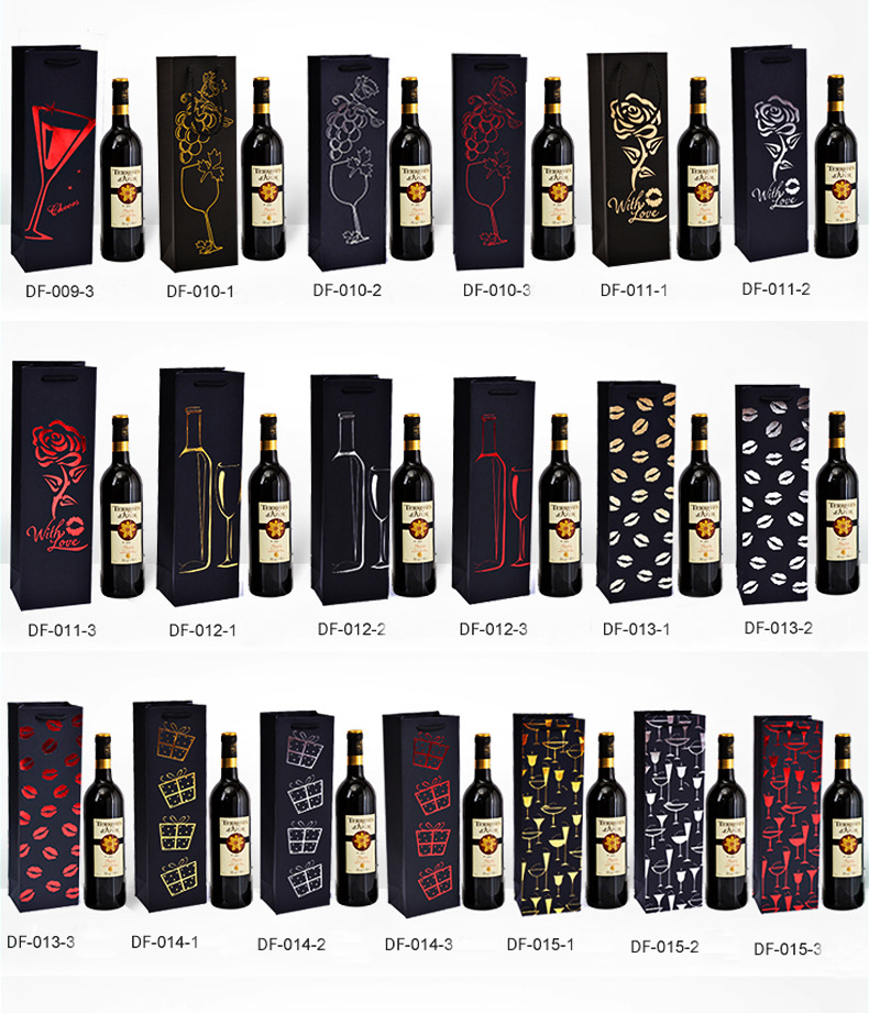 Wine bagwith high quality thick paper stock 3