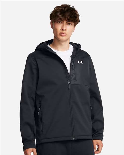 Men's ColdGear® Infrared Shield 2.0 Hooded Jacket - 1371587 2