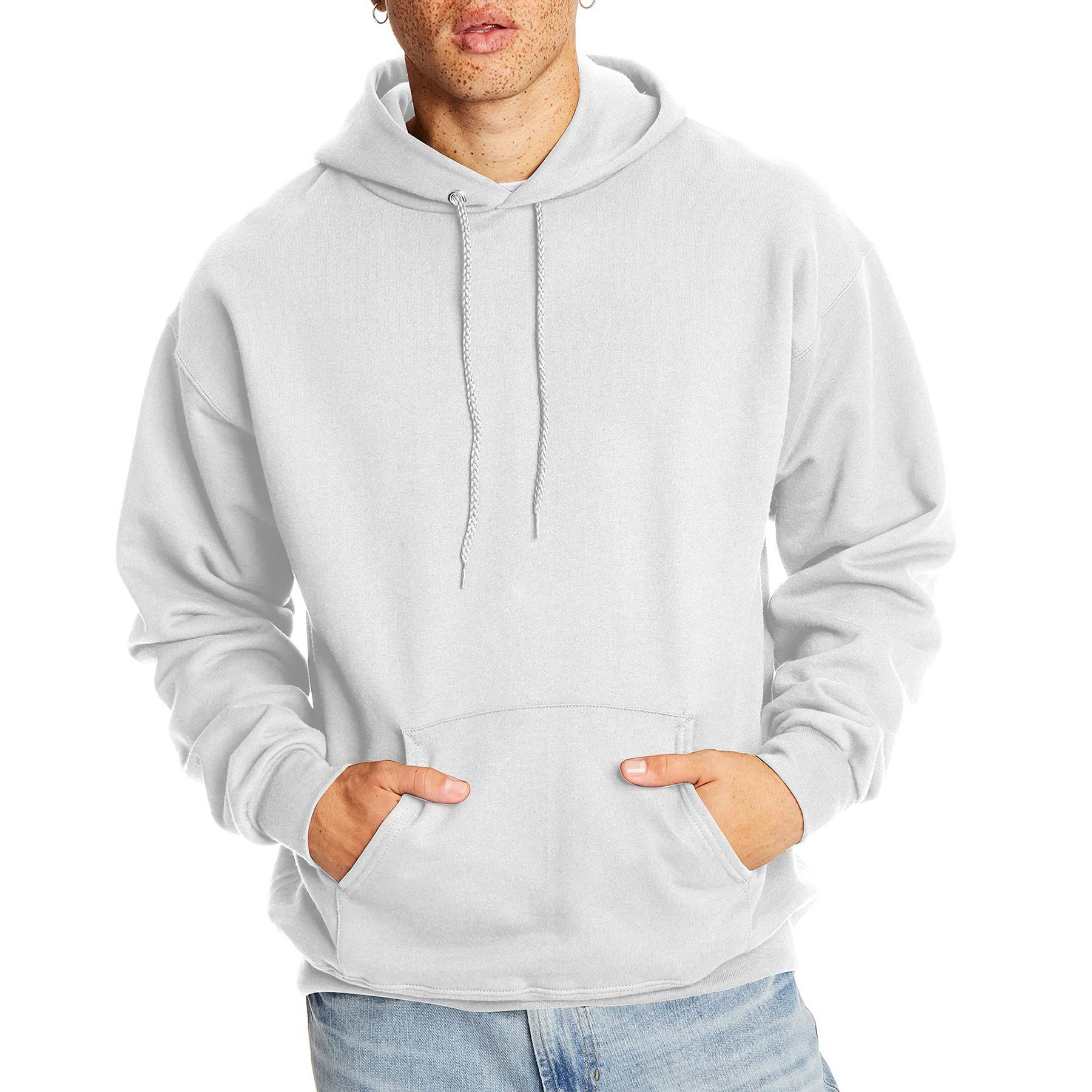 Men's Midweight Pullover Hooded Fleece Sweatshirt, custom hoodie or sweatshirt with logo imprint 3