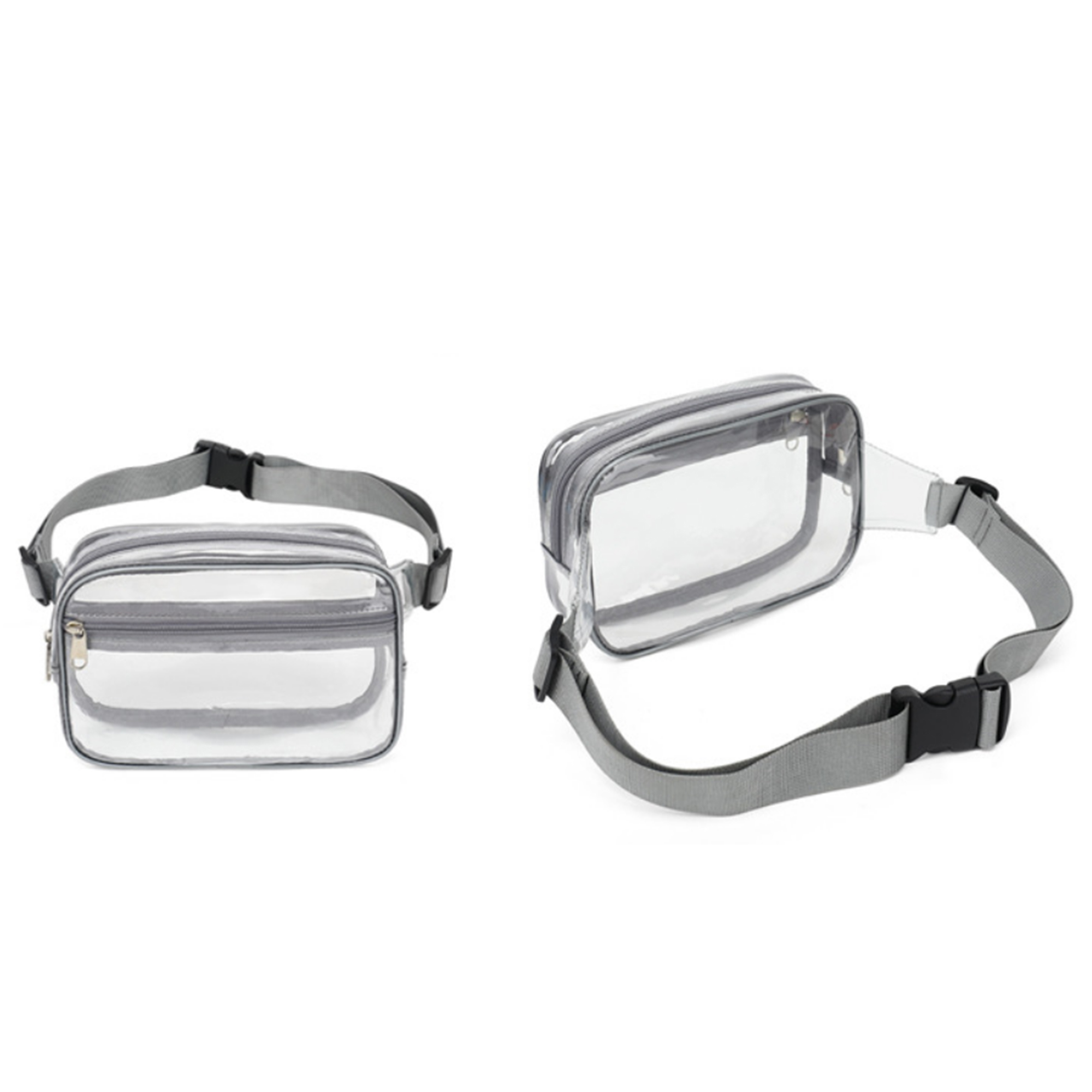 MOQ 50 PCS Stylish Transparent Waist Bag 4