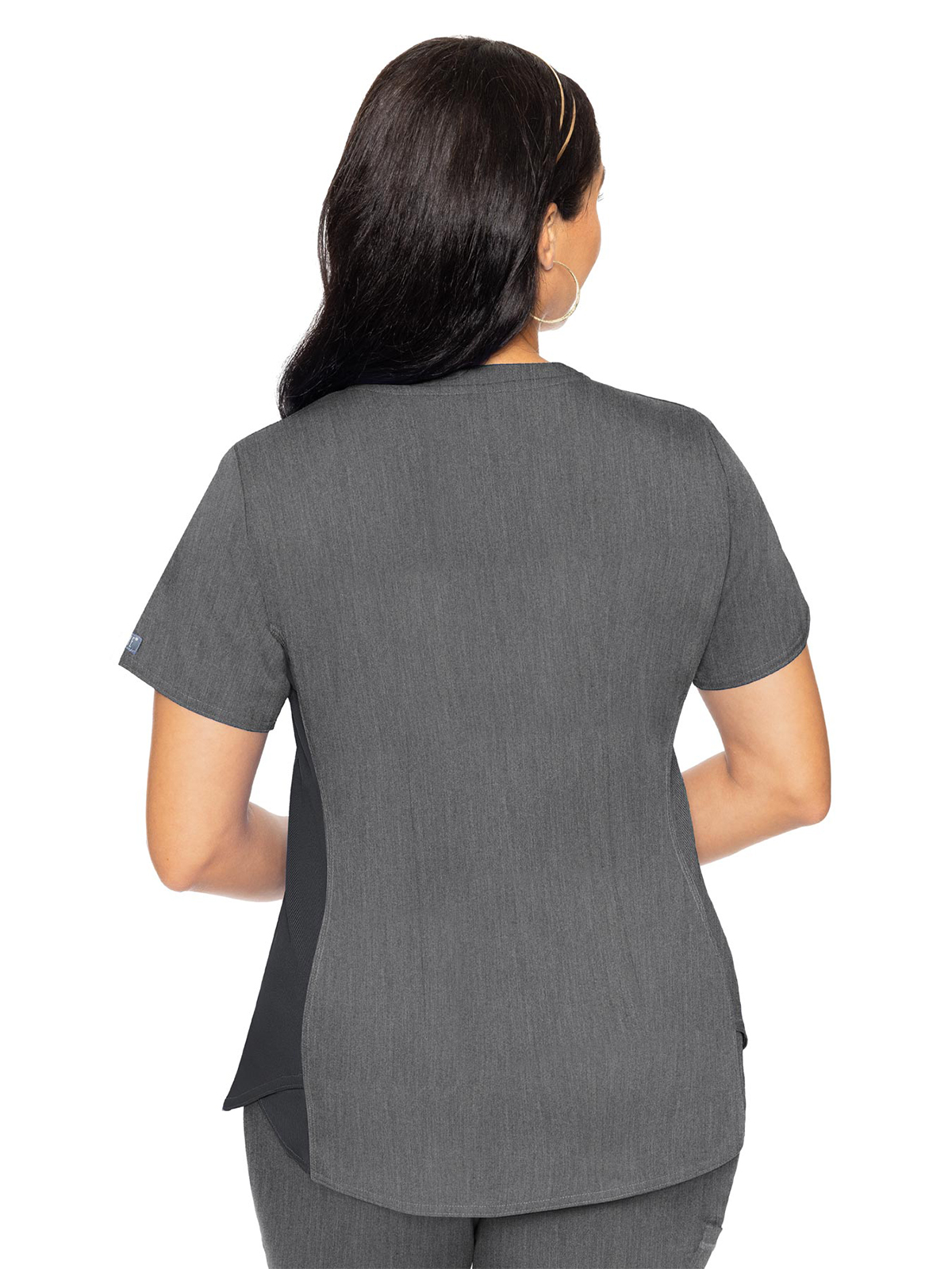 Med Couture - MC Touch - Women's 4-Pocket V-Neck Shirttail Top 37