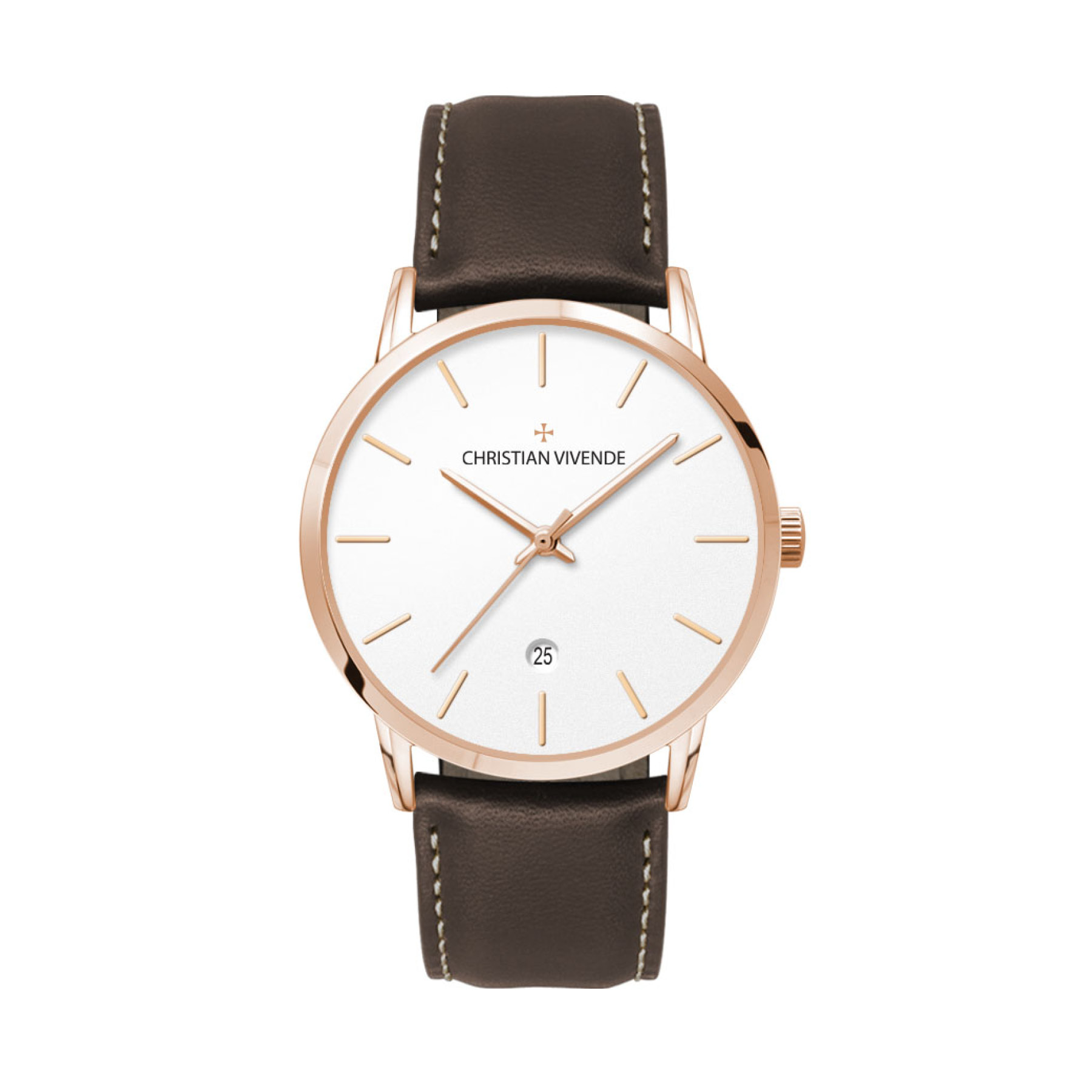 39MM, SS, SLIM RG CASE,  3-HAND MVT 1