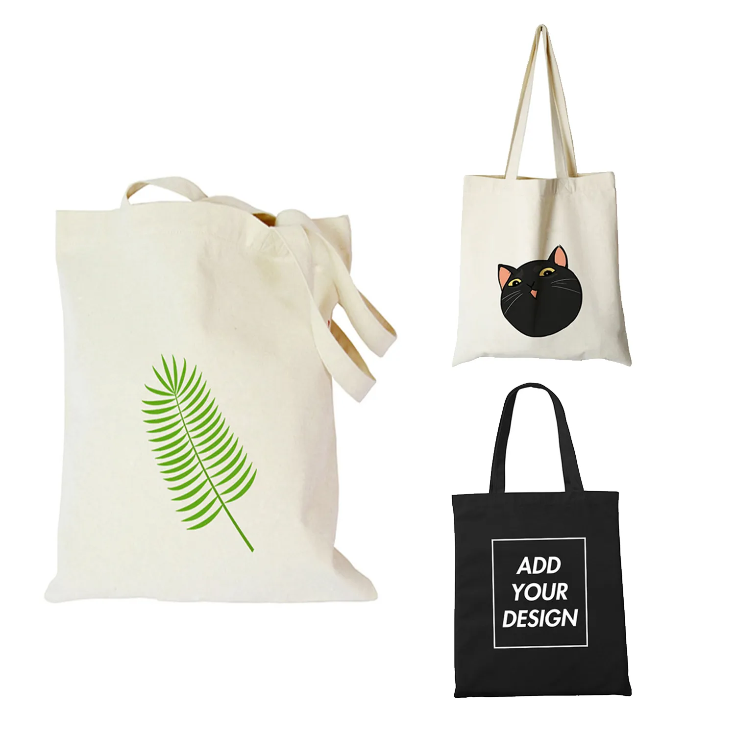 Cotton Canvas Tote Bag, custom tote bag with logo imprint 4