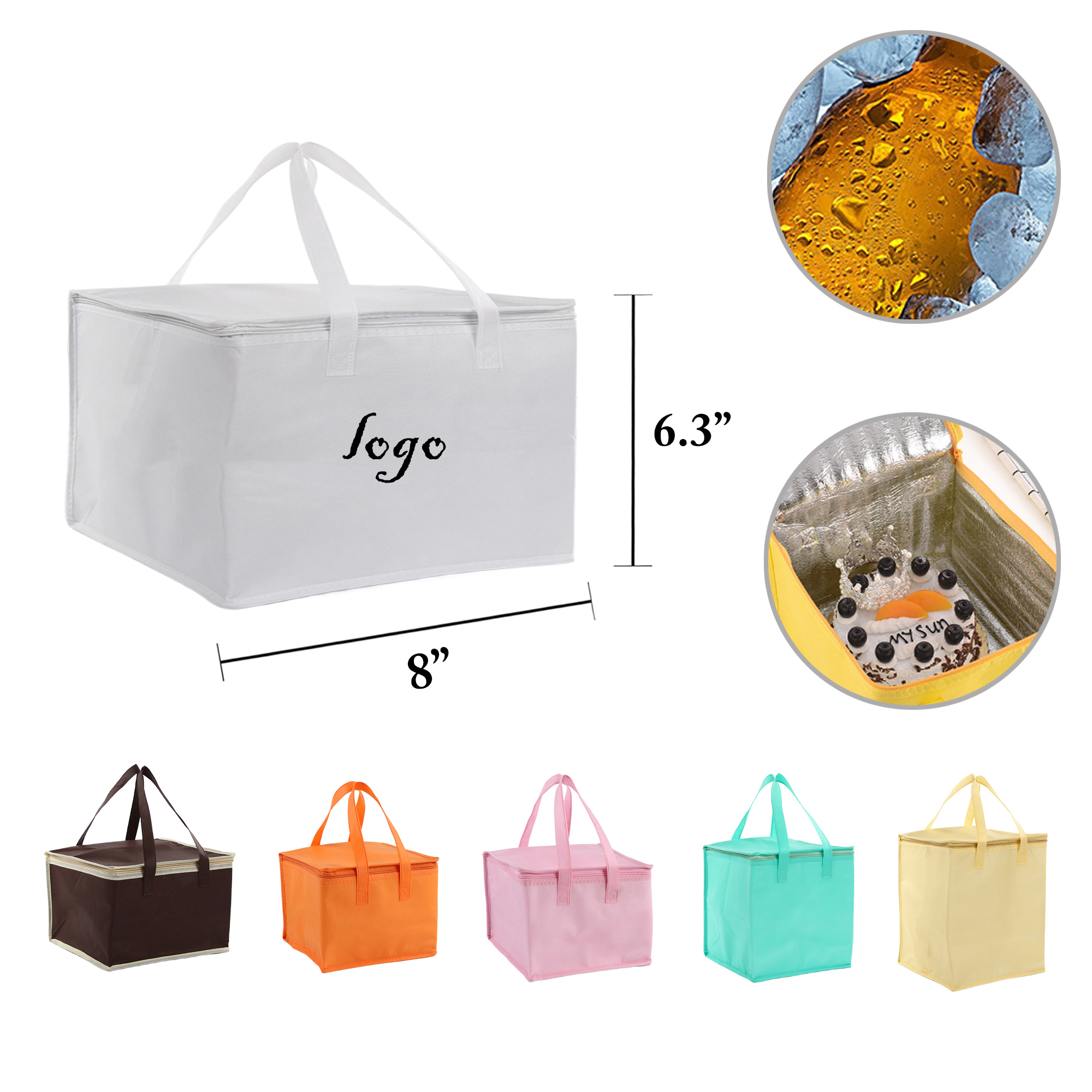 MOQ50 Waterproof Insulated Non-Woven Outdoor Bag 5