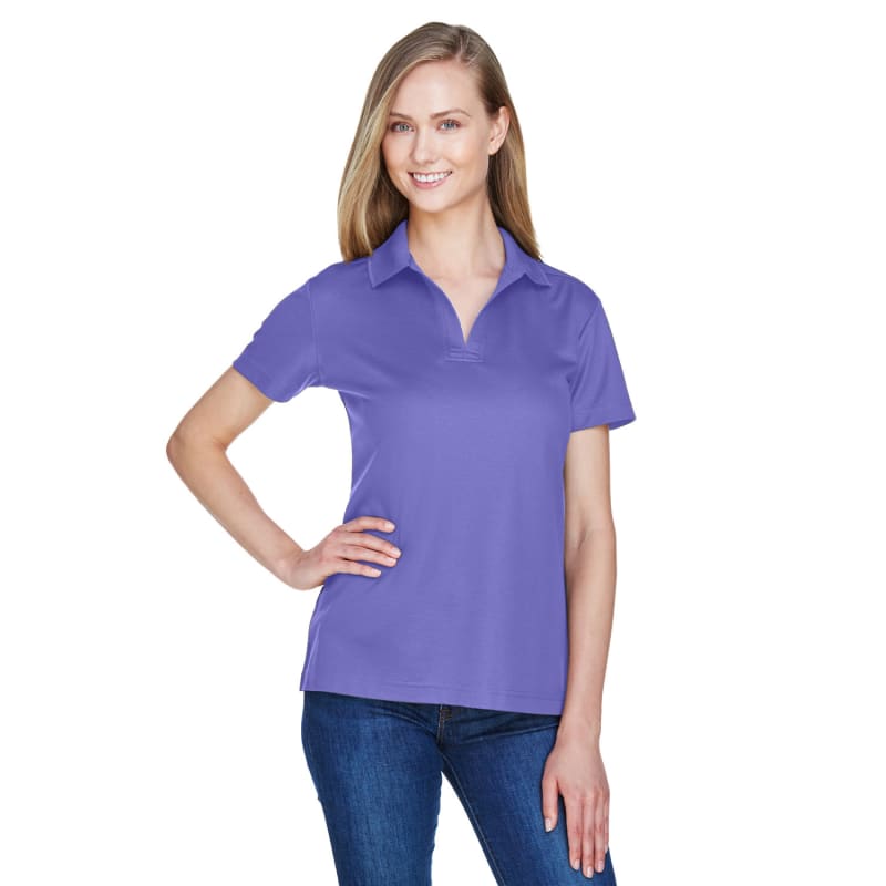 Devon & Jones CrownLux Performance™ Ladies' Plaited Polo 6