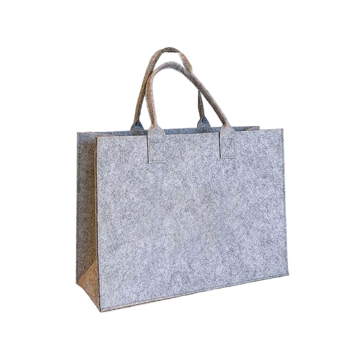 Eco Friendly Felt Bag for Work Travel Shopping 2