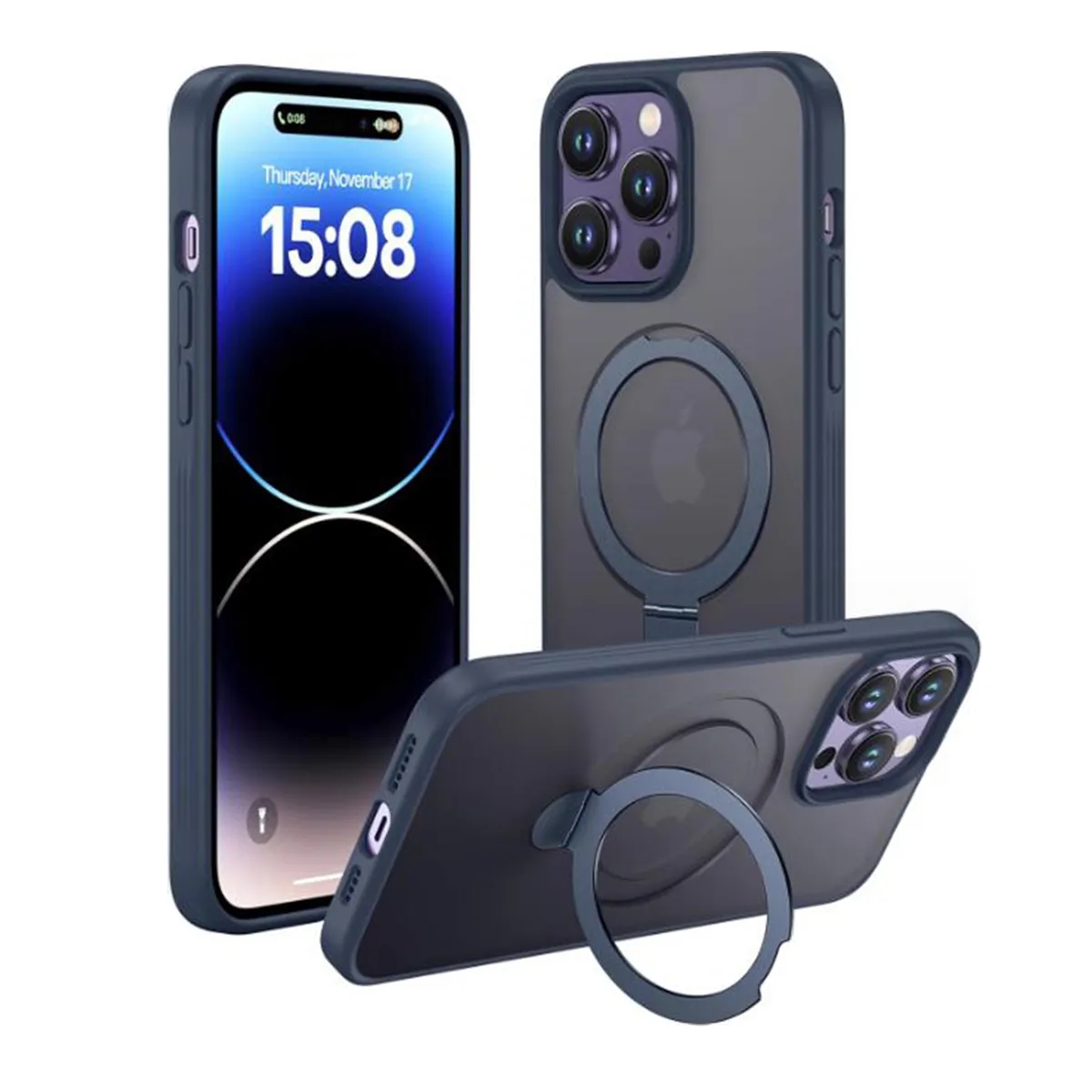 Magnetic iPhone 15 Pro Max Case with Stealthy Stand 4