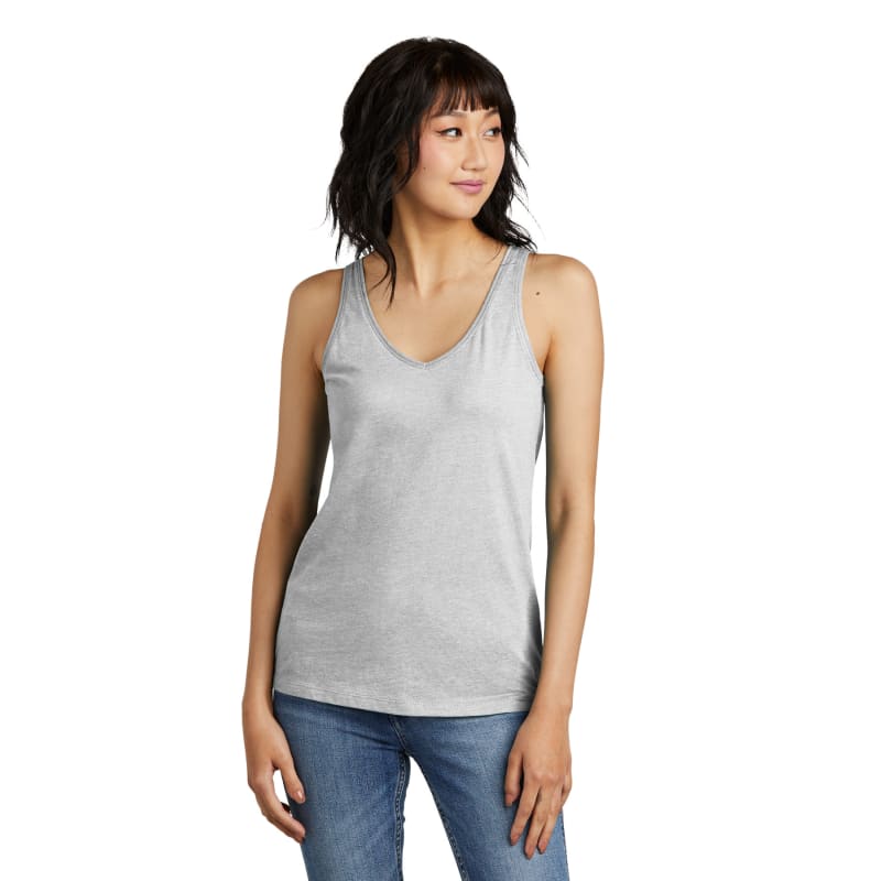 District Women's Perfect Blend CVC V-Neck Tank 31