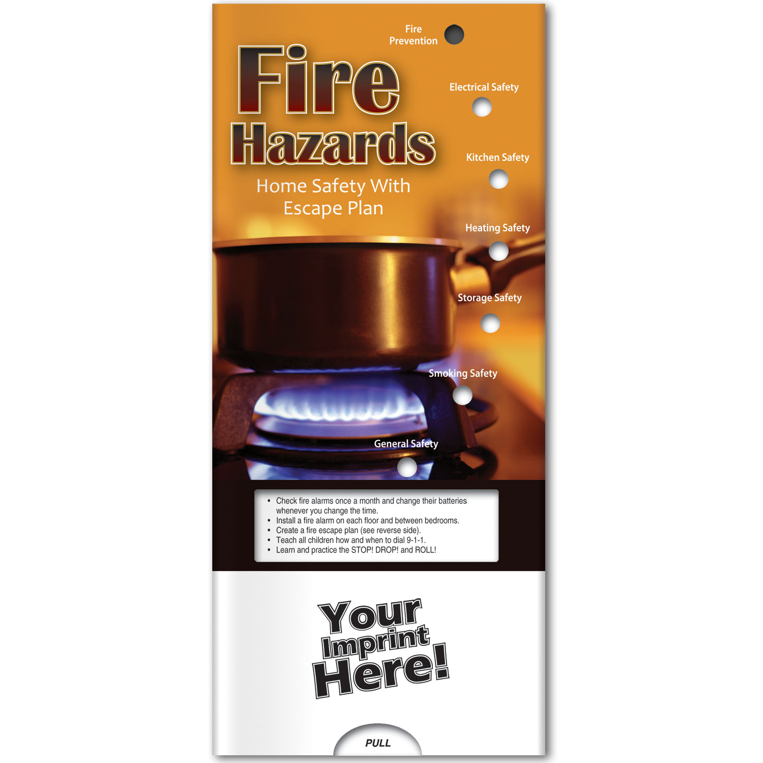 Pocket Slider - Fire Hazards: Home Safety with Escape Plan 3