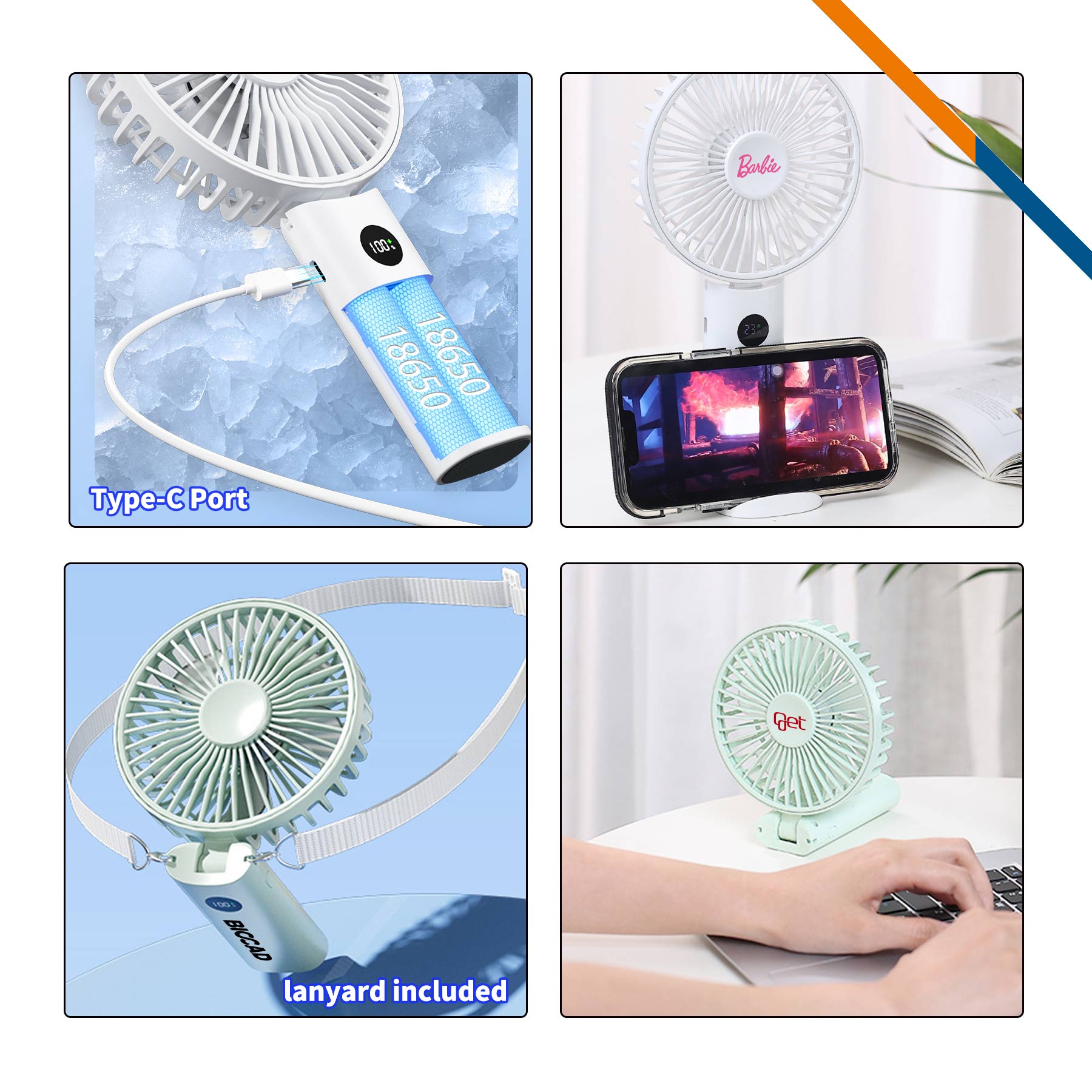 Lucipe Foldable Mini Handheld Fan 1