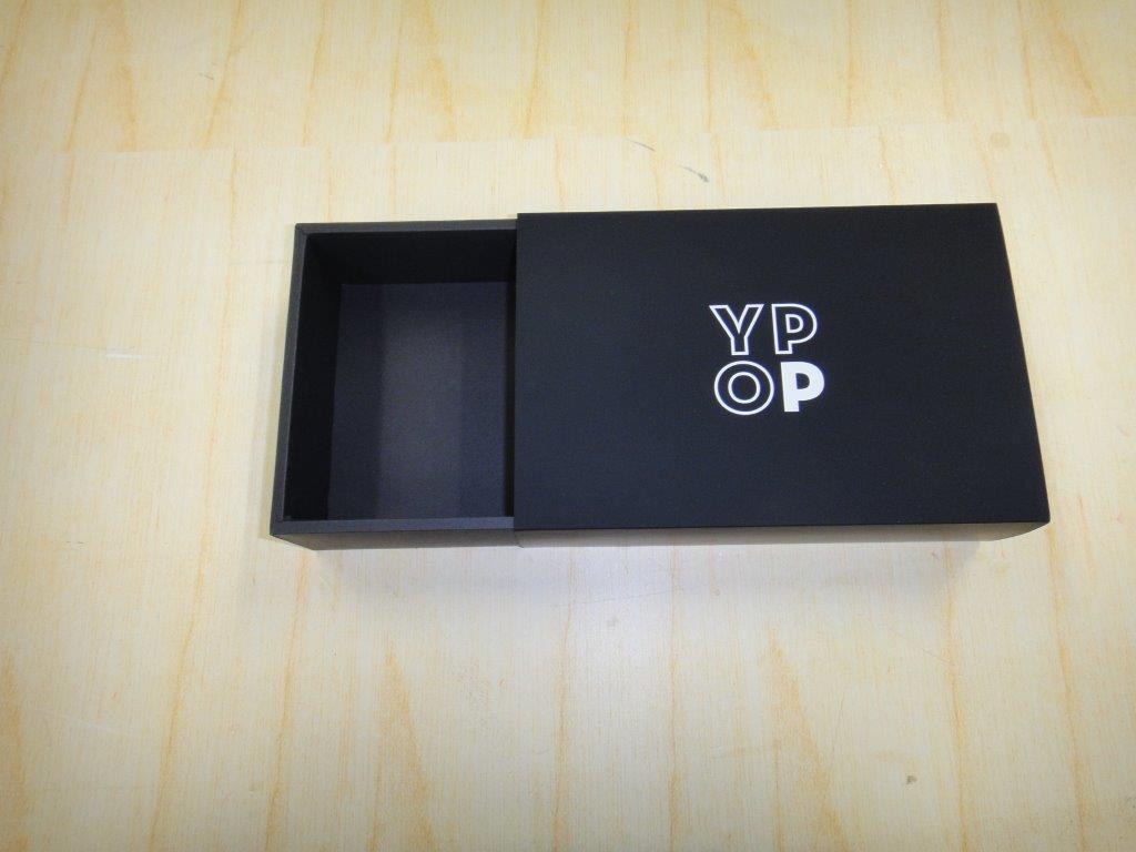 Custom Printed Full Color Slider Soft Touch Luxury Gift Box - 5x3x2 9