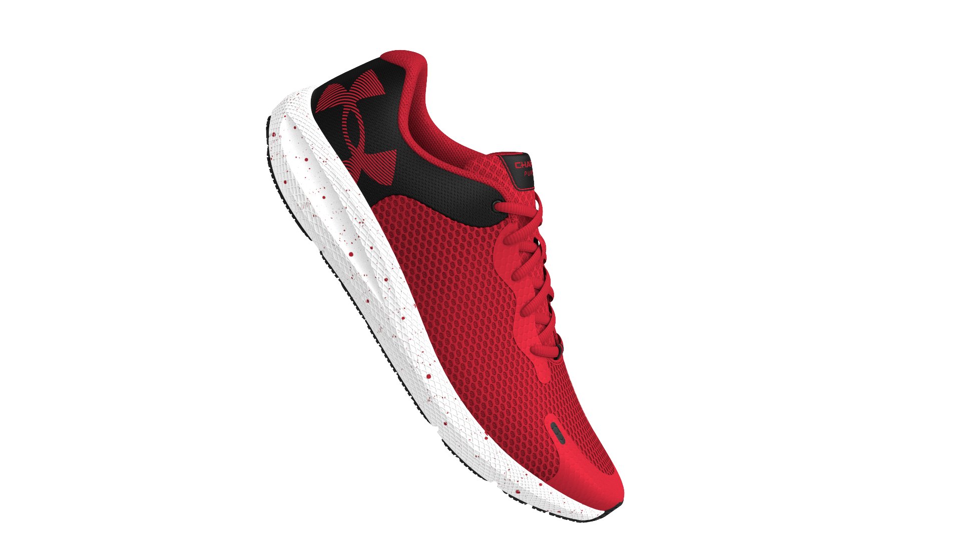 Men's UA Charged Pursuit 2 Big Logo Wide (4E) Running Shoes, custom athletic wear with logo imprint 3
