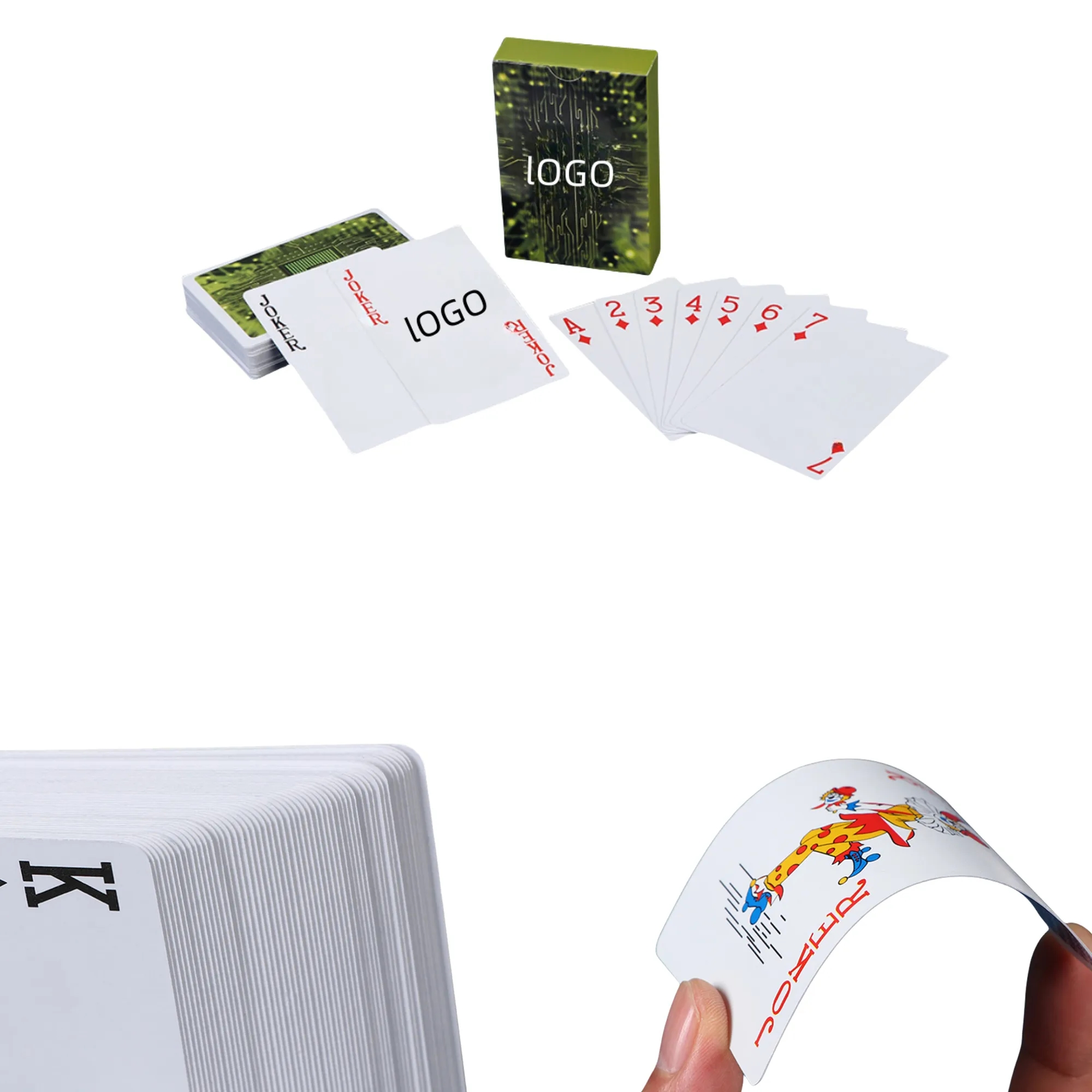 Custom Back And Faces Poker Size Playing Cards 2