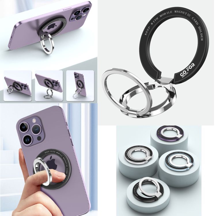 Double Magnetic Phone Ring Holder 2