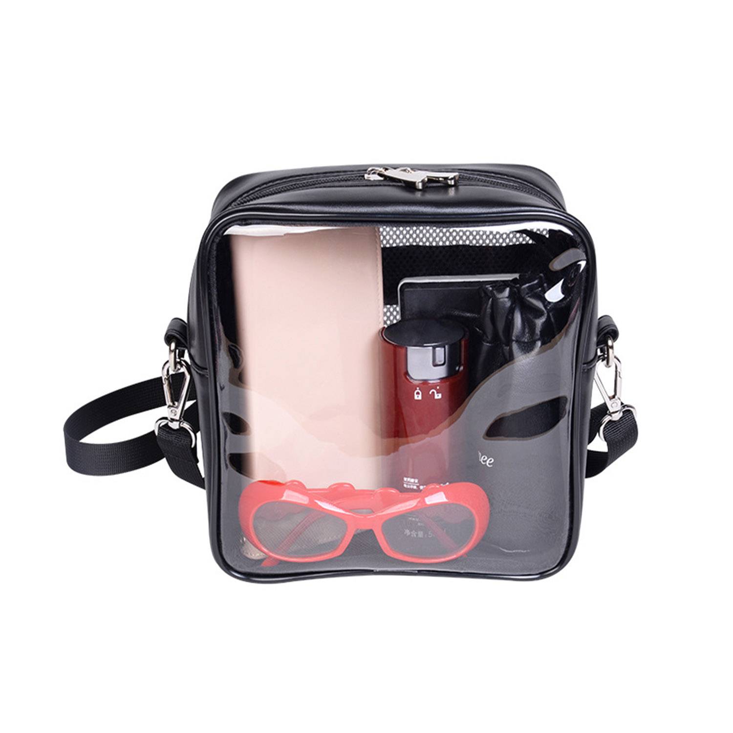 Clear Waterproof Crossbody Bag with Adjustable Strap 2