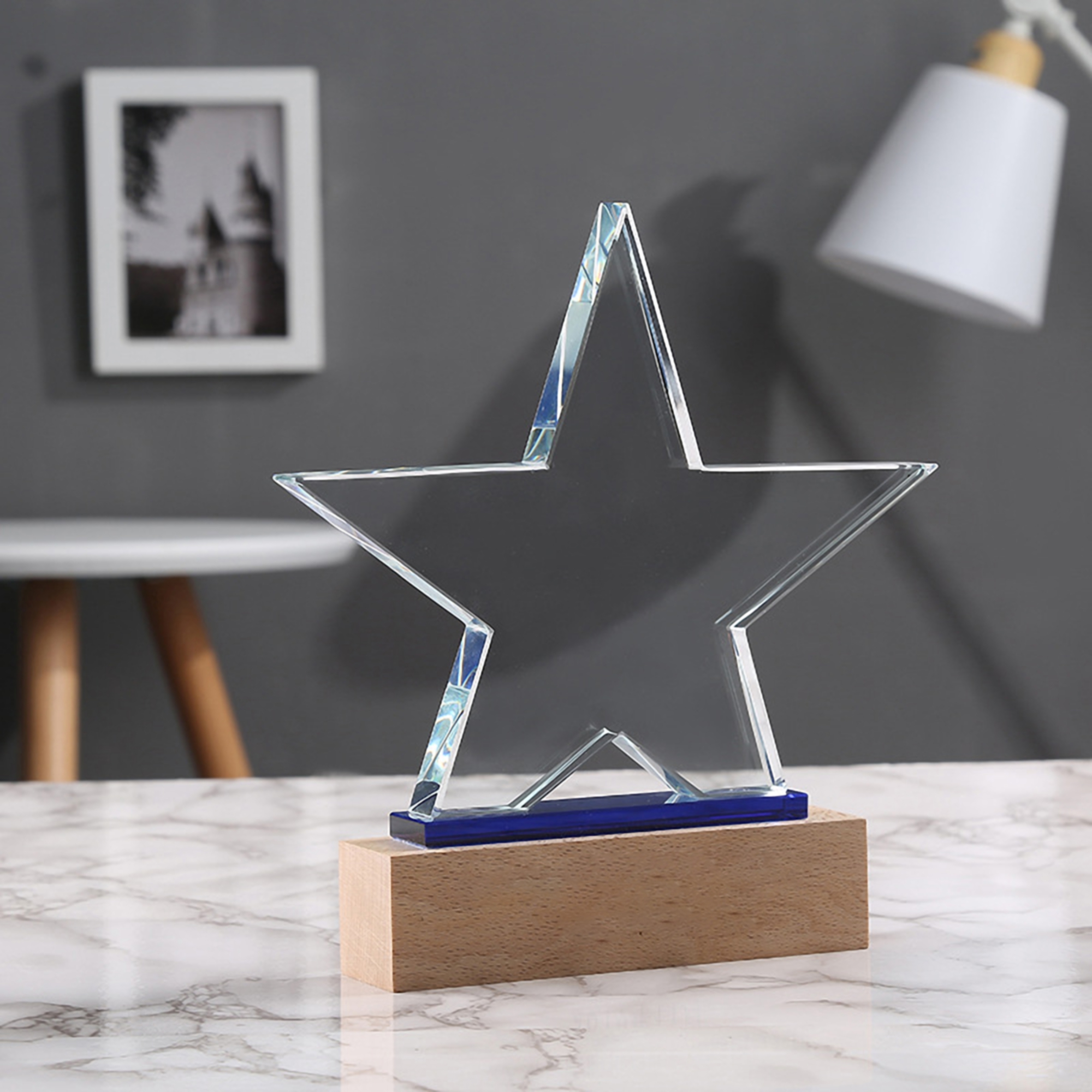 Personalized Crystal Glass Award 2