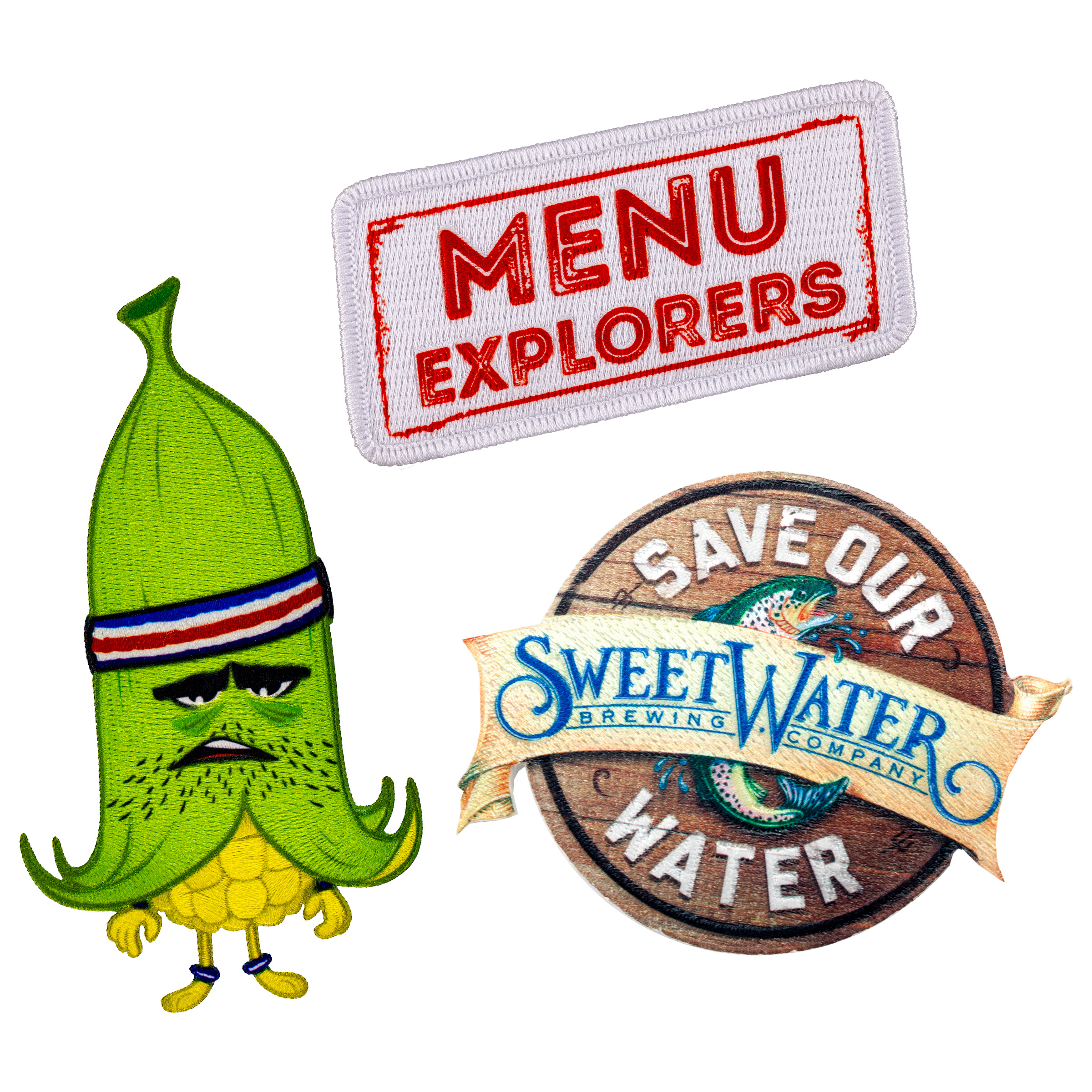 Custom Pin Pointe Embroidered Patch (2")