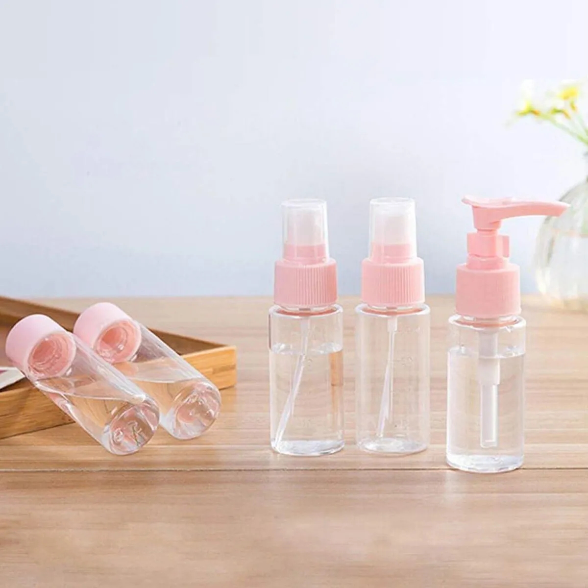 11 Pack Leak Proof Portable Empty Plastic Travel Bottles Kit 8