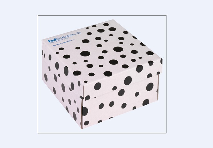 6" x 6 3/8" x 3 3/8" - Fold Above E-Flute Box 1