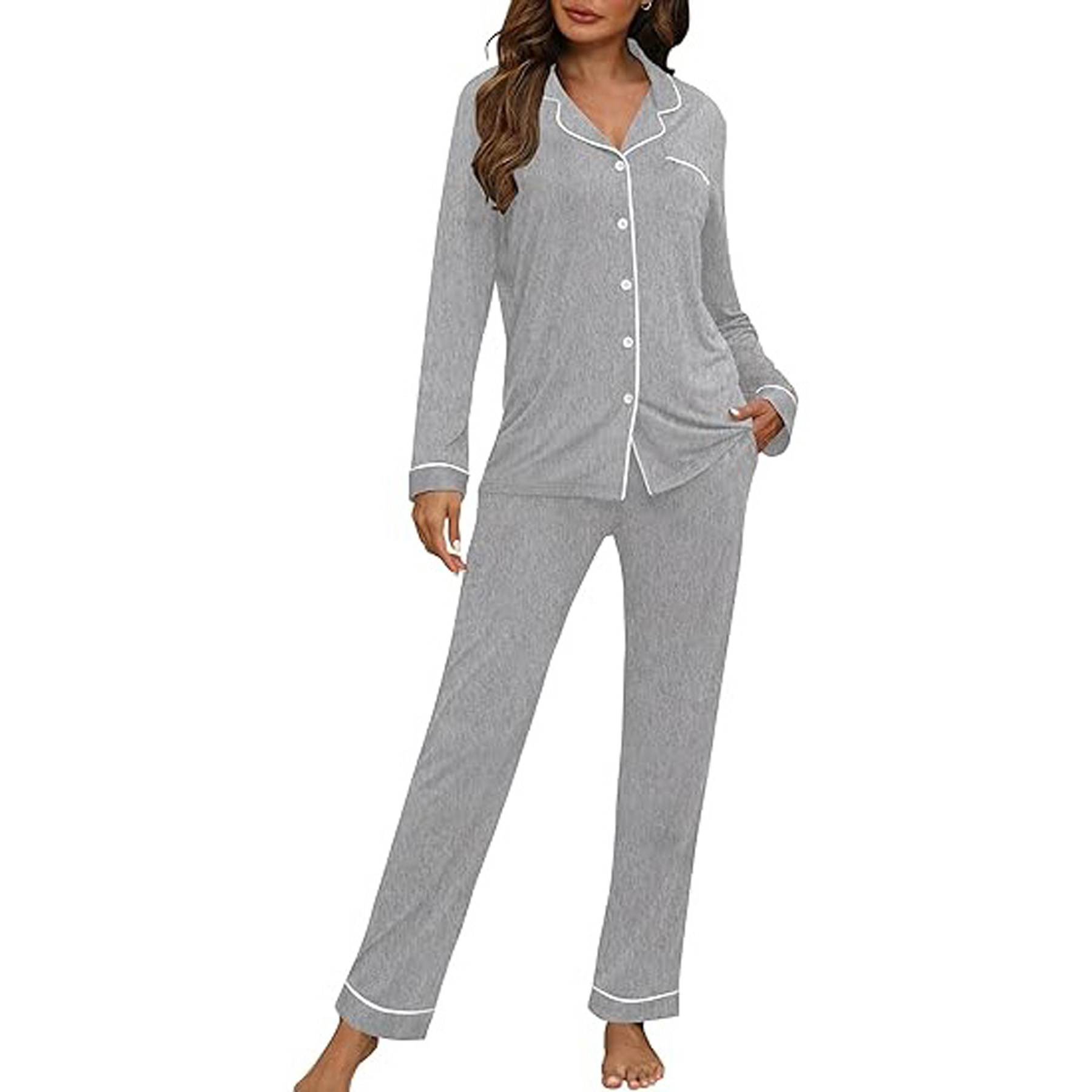 Women's Long Sleeve Pajama Set 11