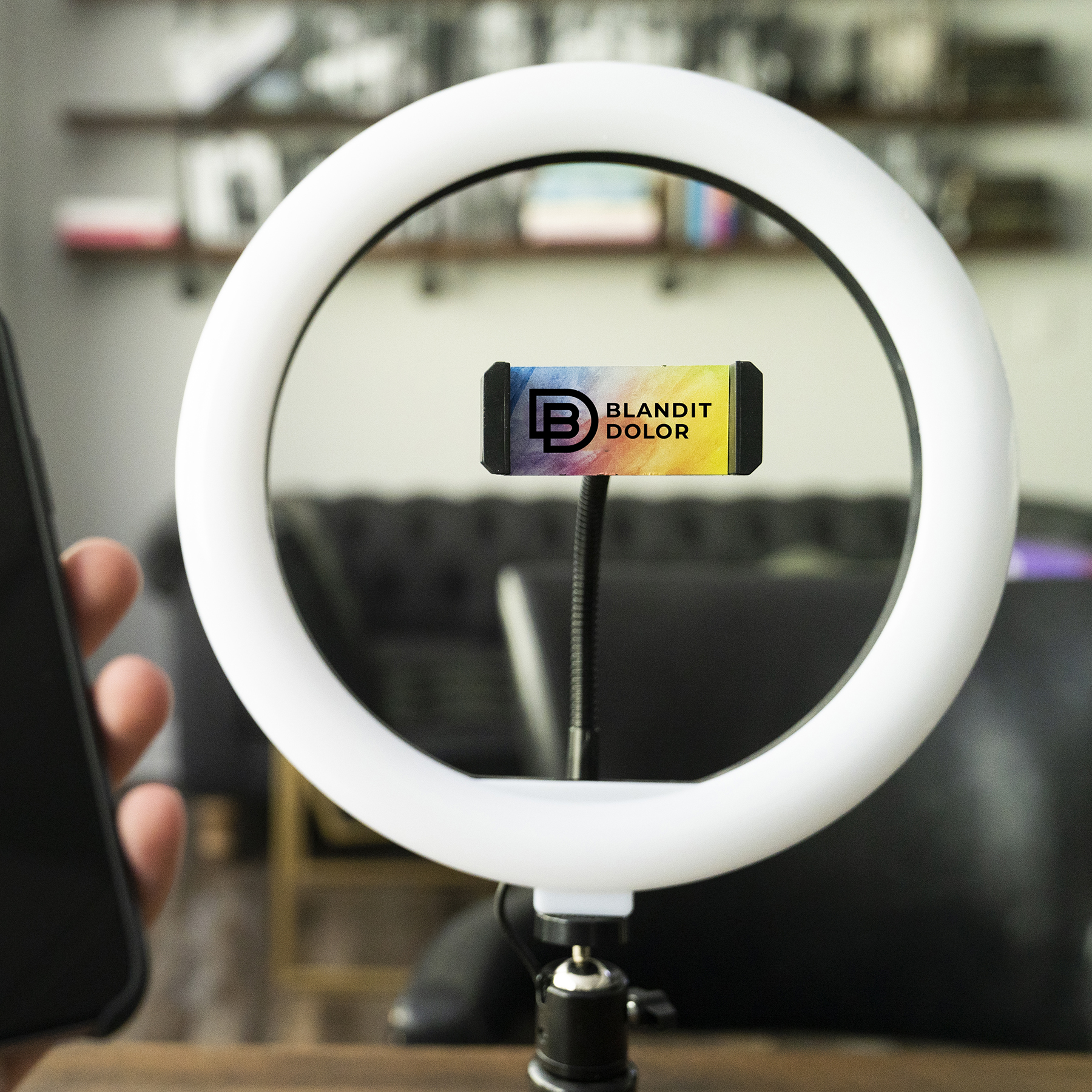 McStreamy Ring Light Phone Stand 6