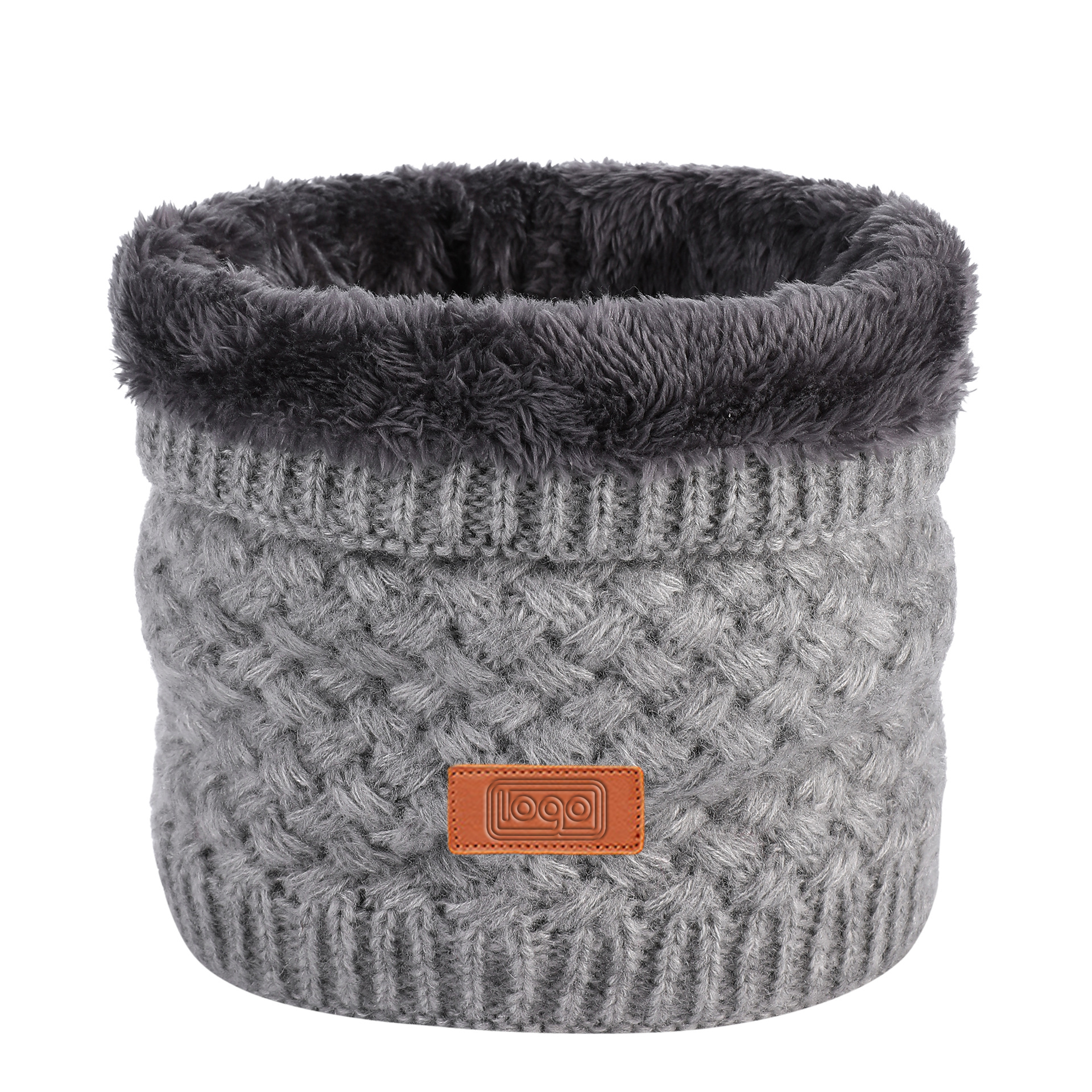 Winter knitted wool collar 3