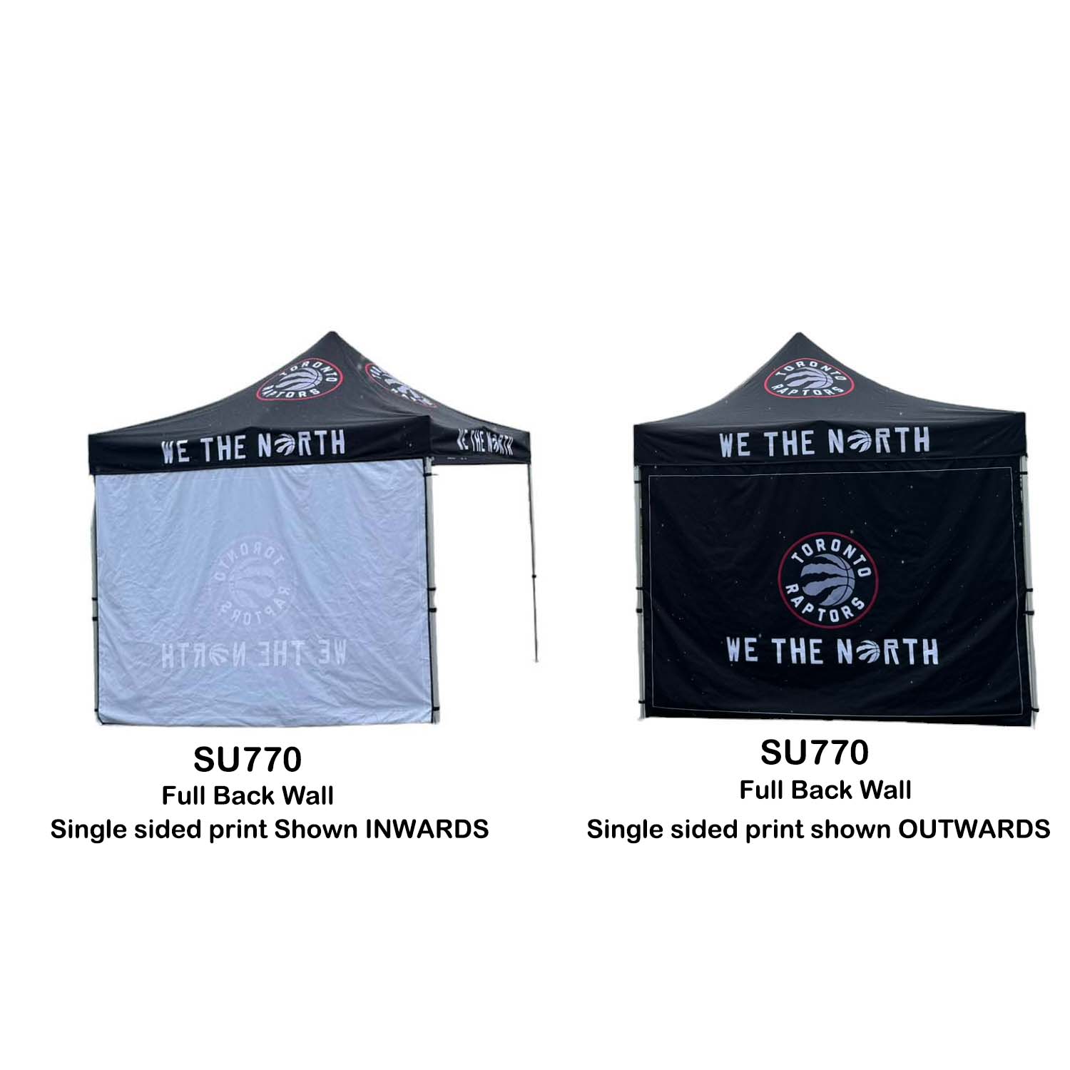 24 Hr Express Ship - Full Back Wall for 10x10 Tent Kit, Sublimated, Single Sided Print 14