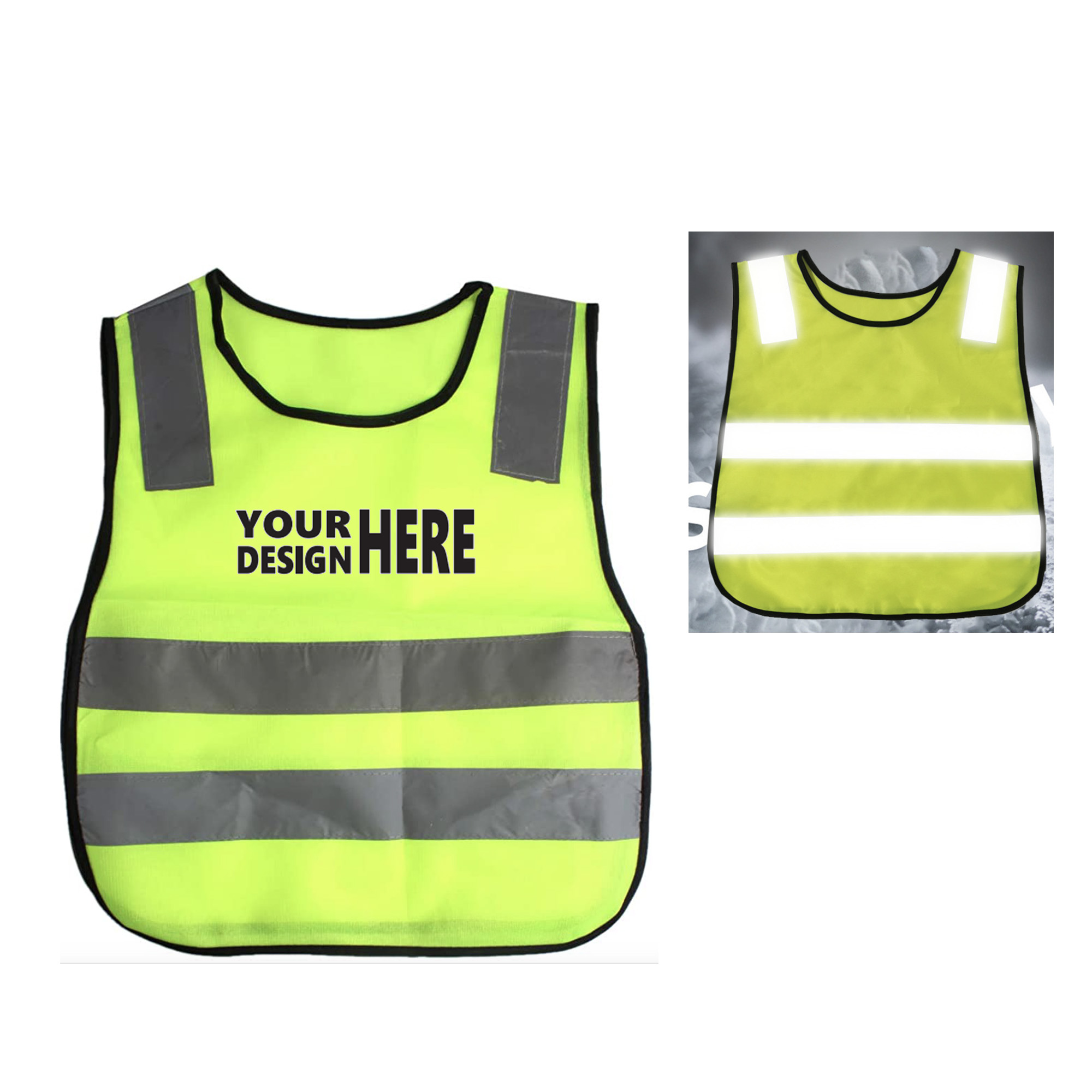 Child Safety Reflective Vests Customize 2