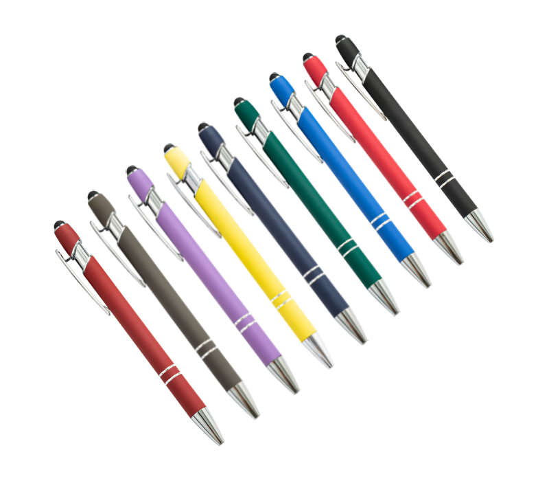 Rubberized Aluminum Stylus Pen 1