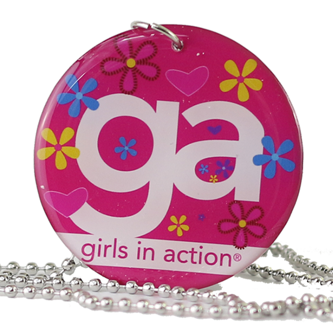 Ball Chain Necklace with Custom Pendant / Charm from 8.1 - 9 Sq. In.